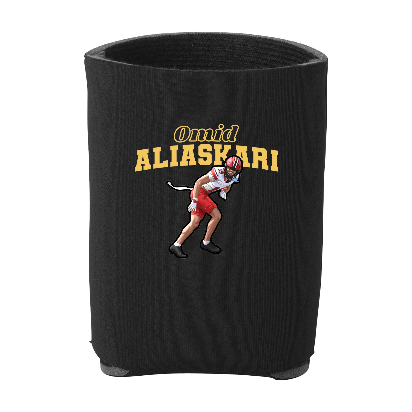 Can Holder — Name Arch in Black