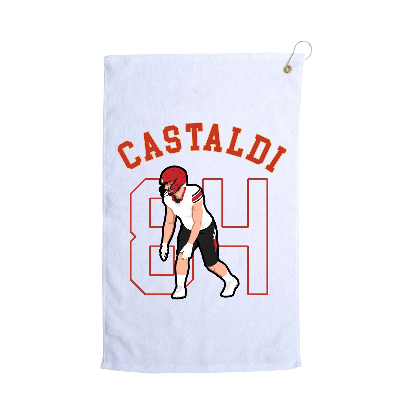 Golf Towel — Shirsey Arch in White