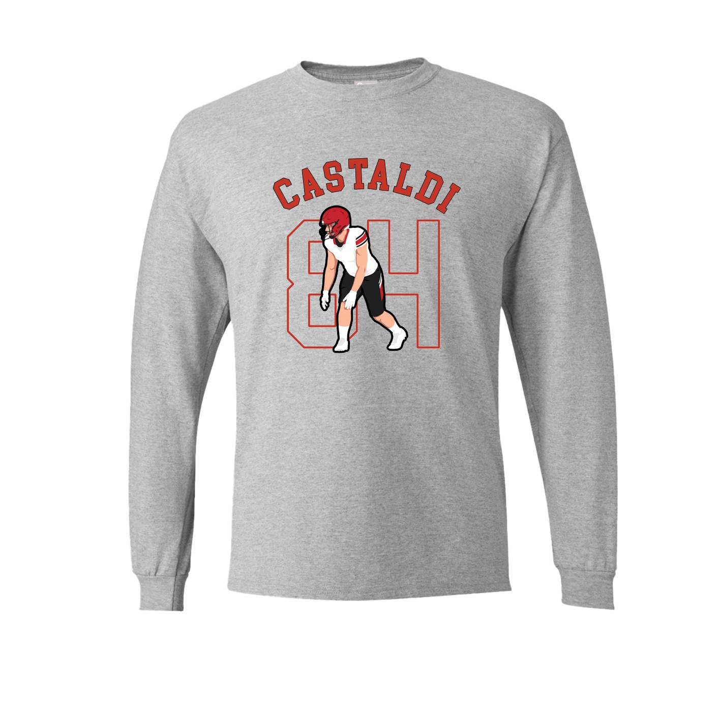 Long Sleeve Tee — Shirsey Arch in Grey