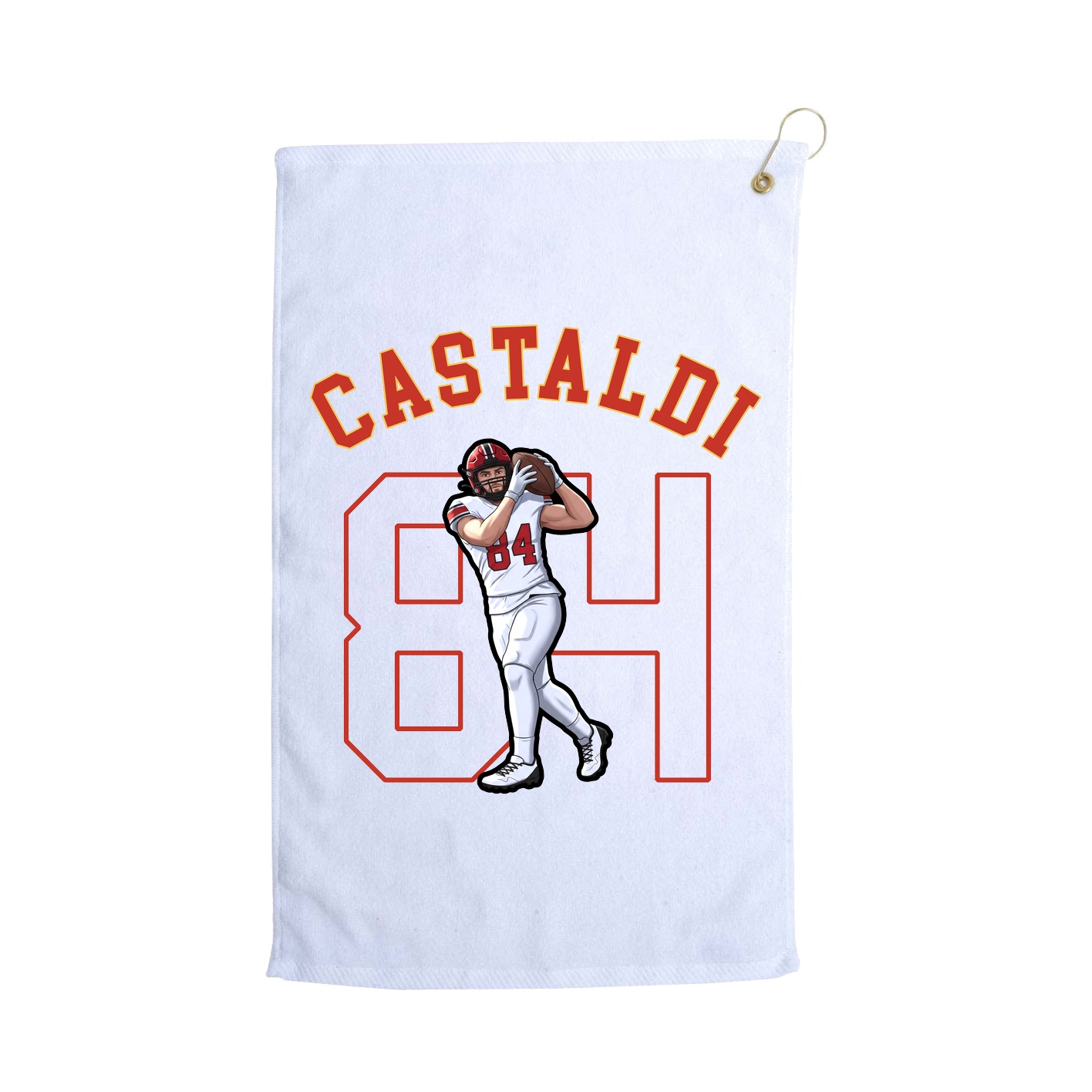 Golf Towel — Shirsey Arch in White