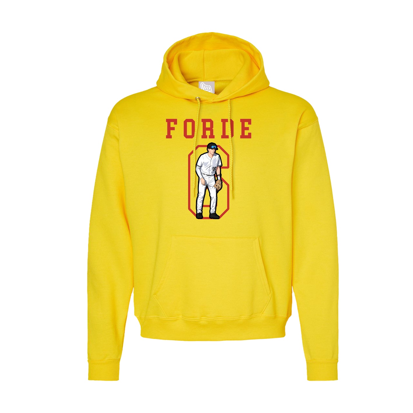 Hoodie — Shirsey in Yellow
