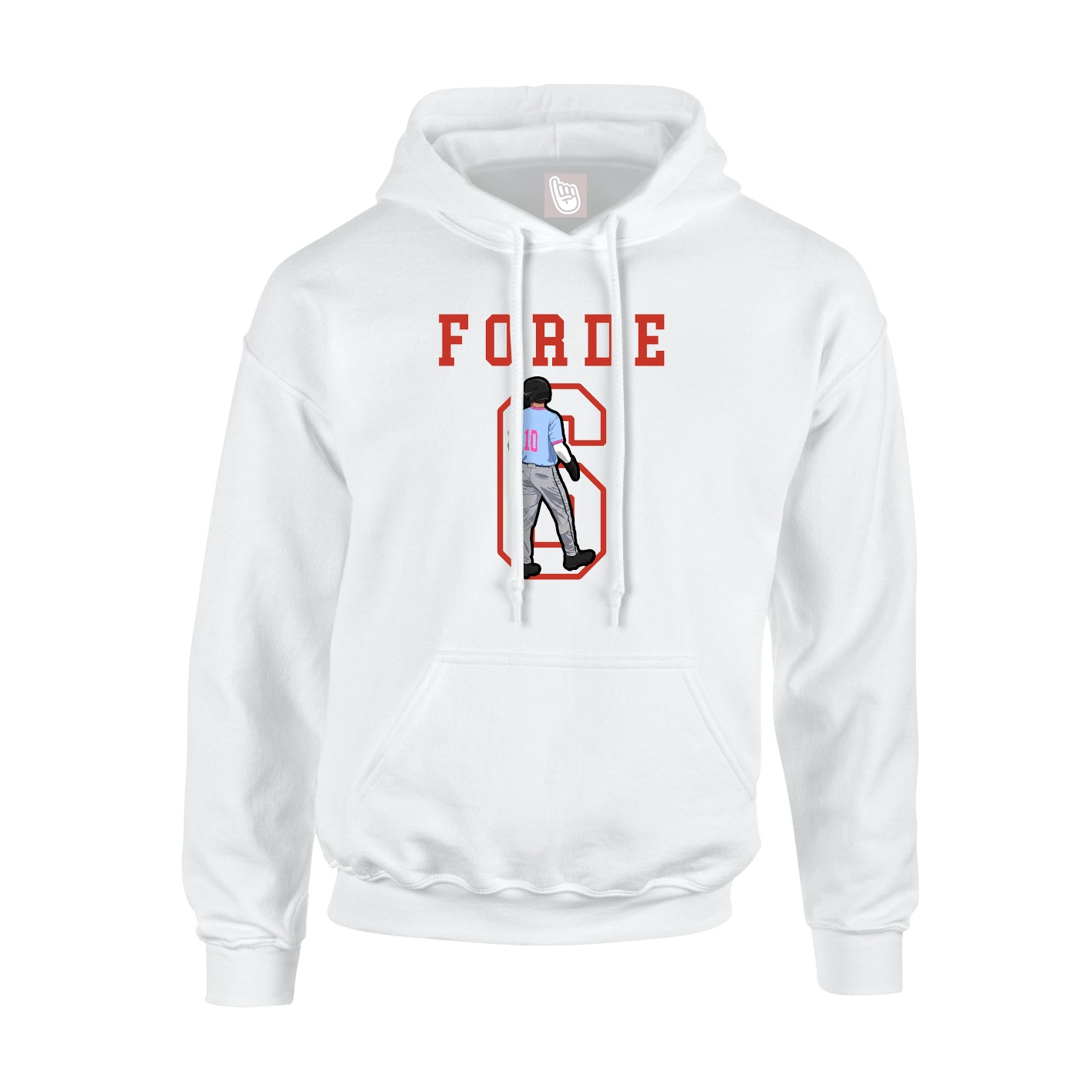 Hoodie — Shirsey in White
