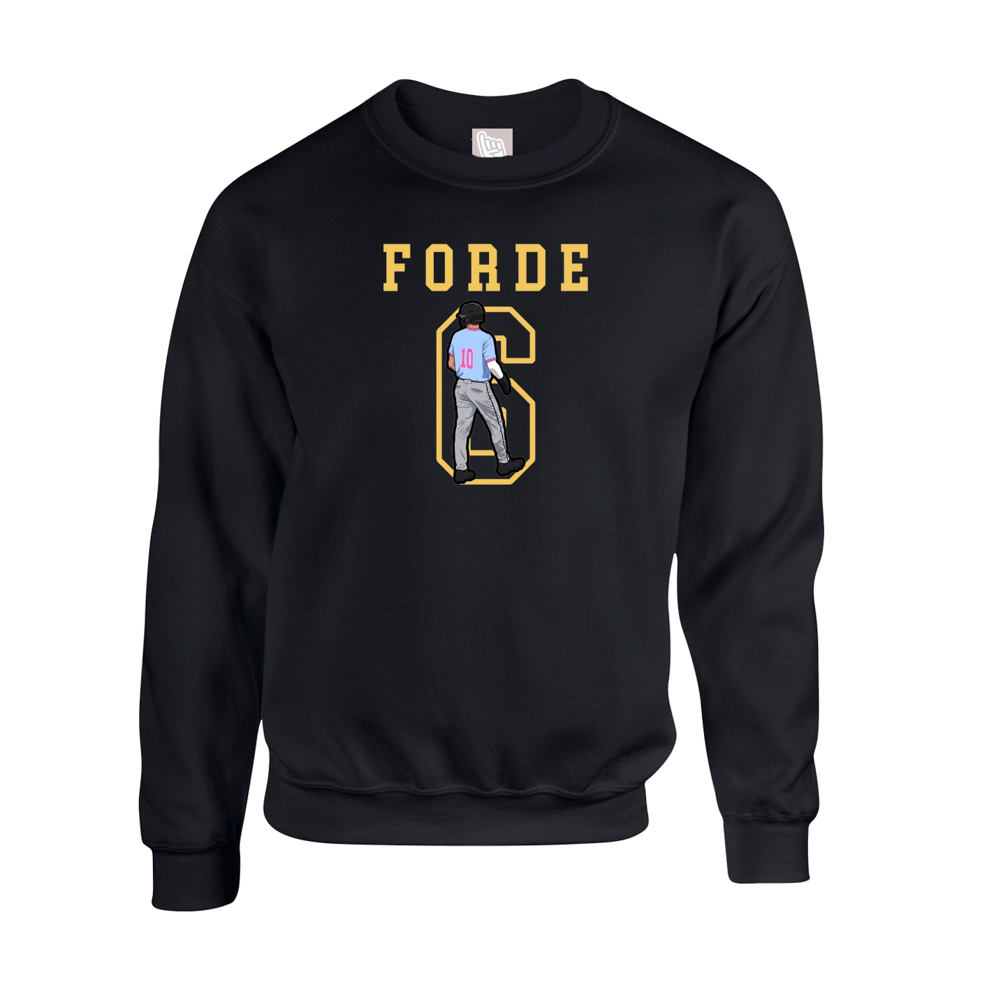 Fleece Crew — Shirsey in Black