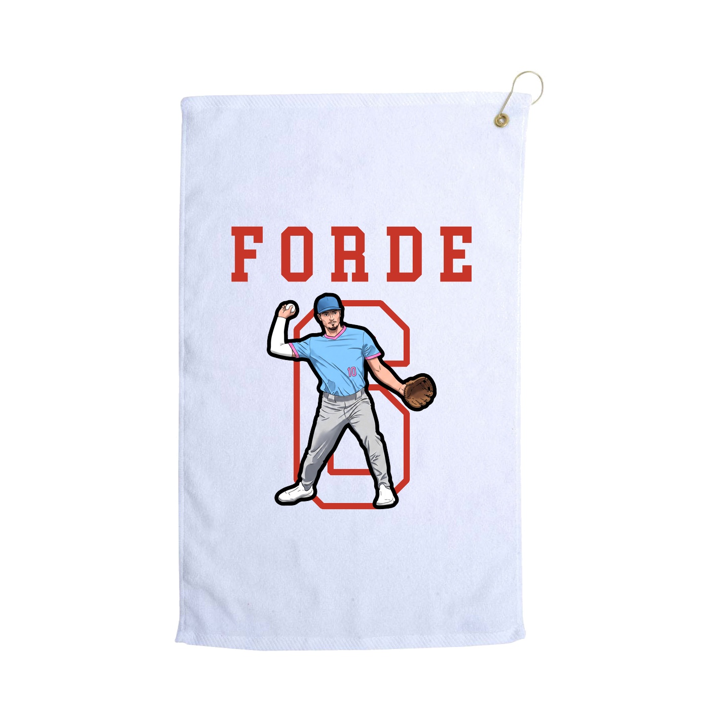 Golf Towel — Shirsey in White