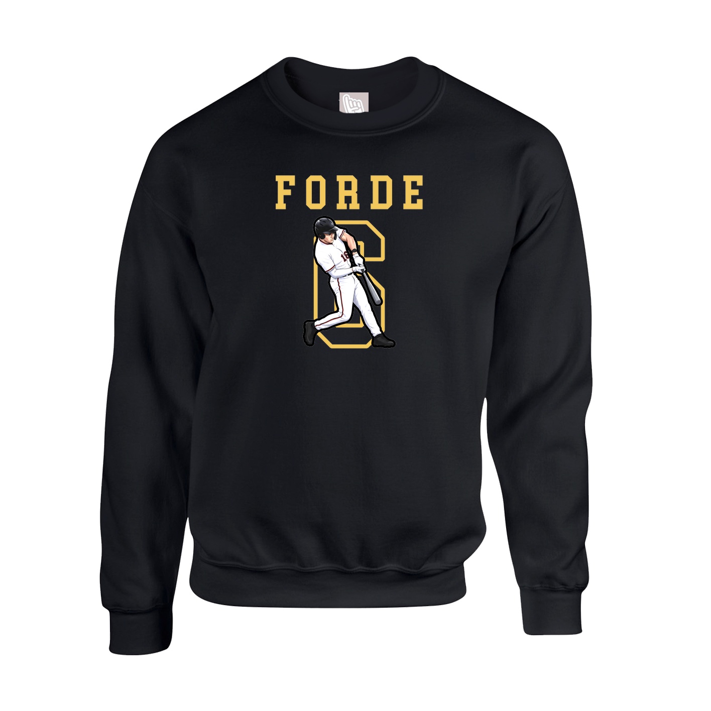 Fleece Crew — Shirsey in Black