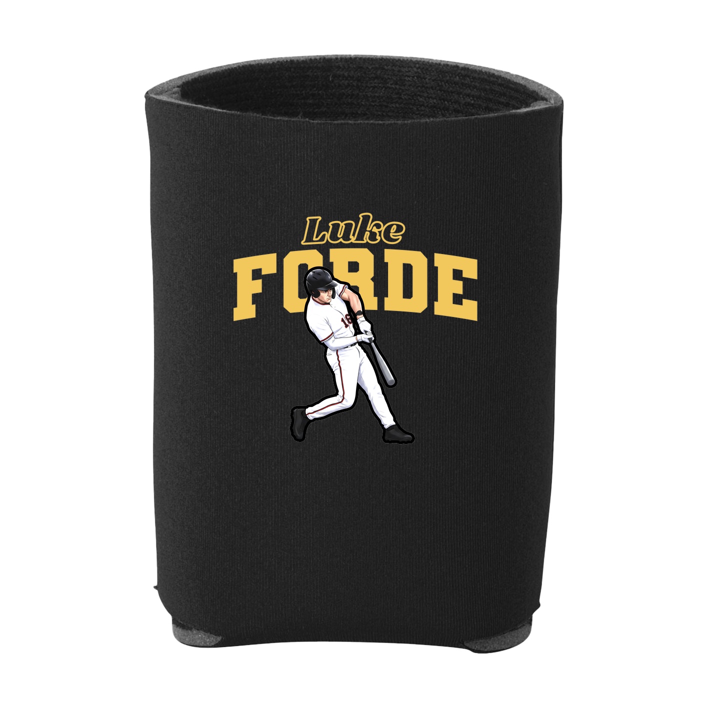 Can Holder — Name Arch in Black