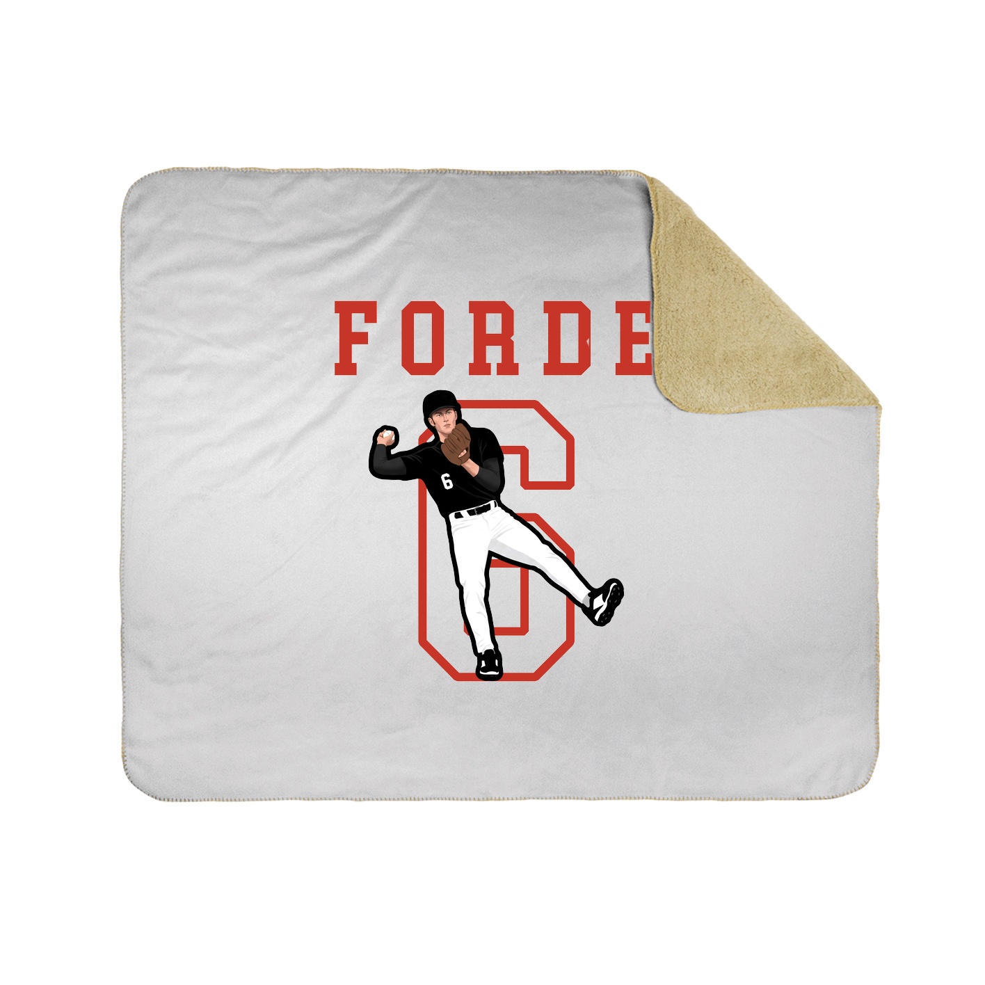 Throw Blanket — Shirsey in White