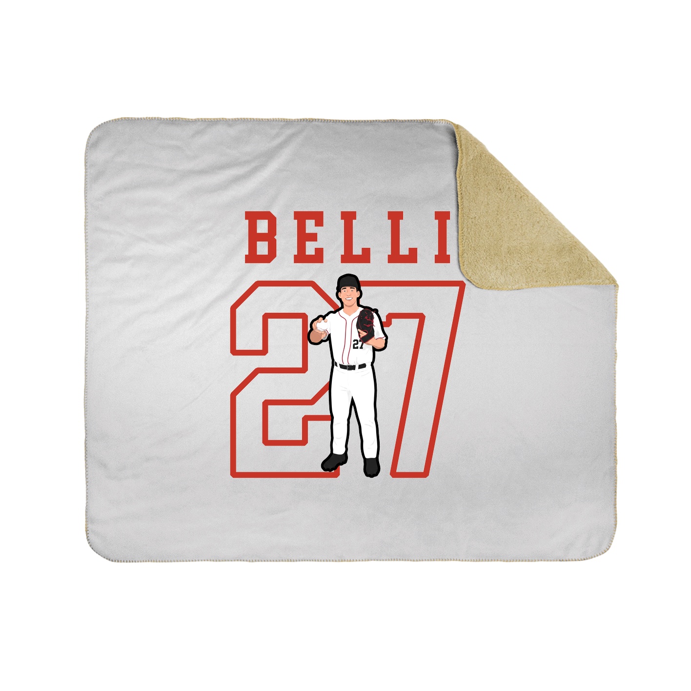 Throw Blanket — Shirsey in White