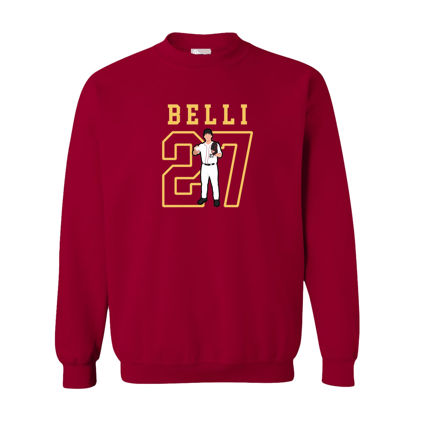 Fleece Crew — Shirsey in Cardinal