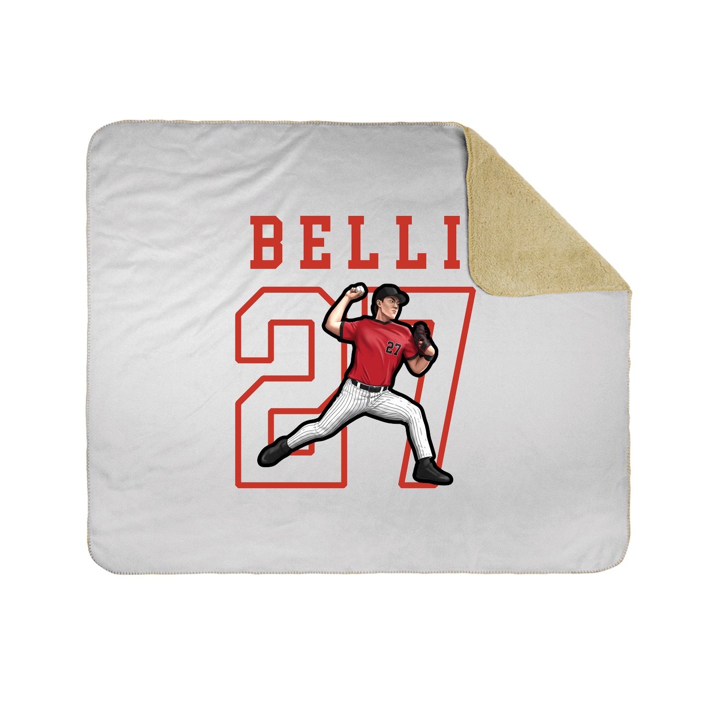 Throw Blanket — Shirsey in White