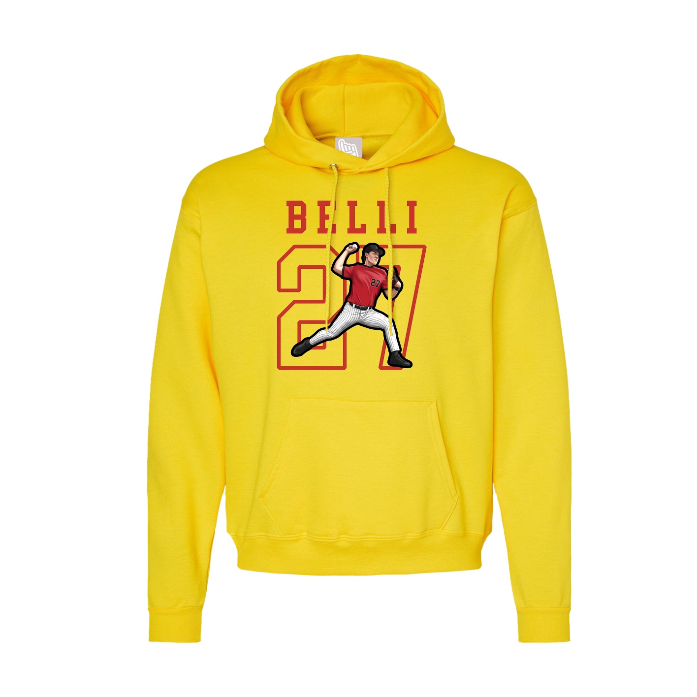 Hoodie — Shirsey in Yellow