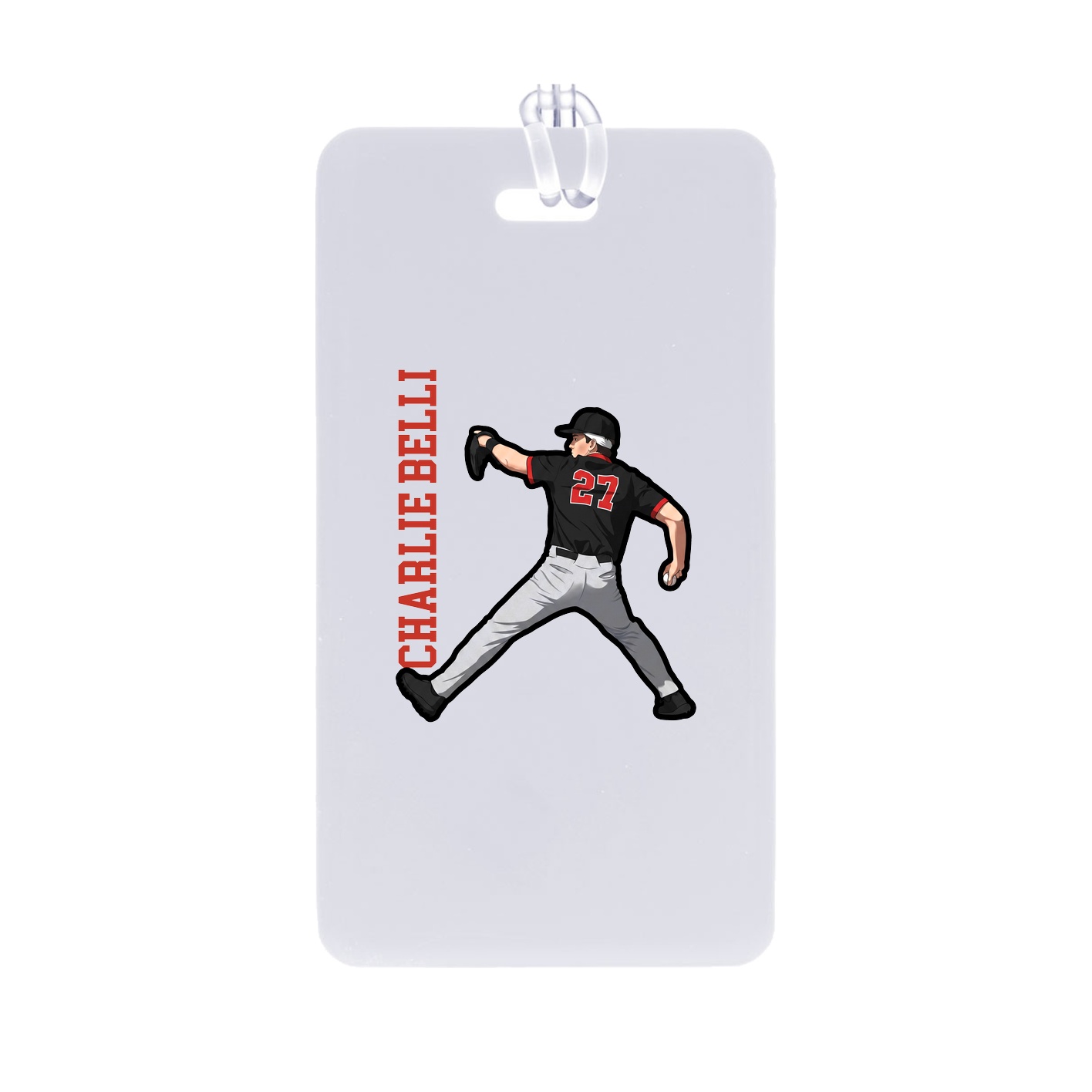 Bag Tag — Name Vertical in Classic