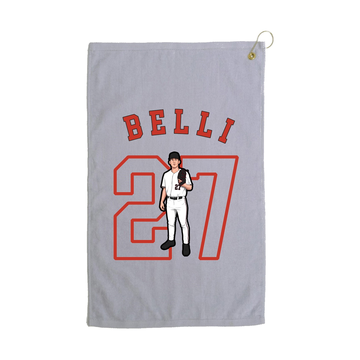 Golf Towel — Shirsey Arch in Grey