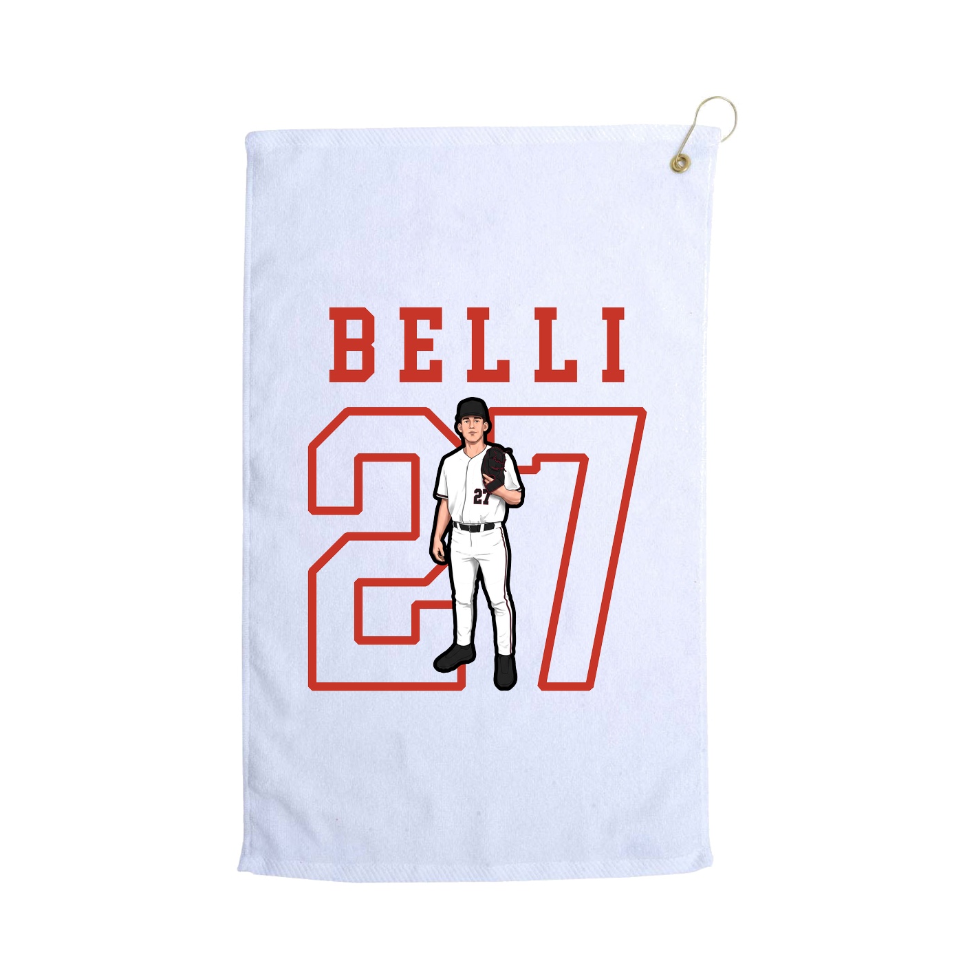 Golf Towel — Shirsey in White