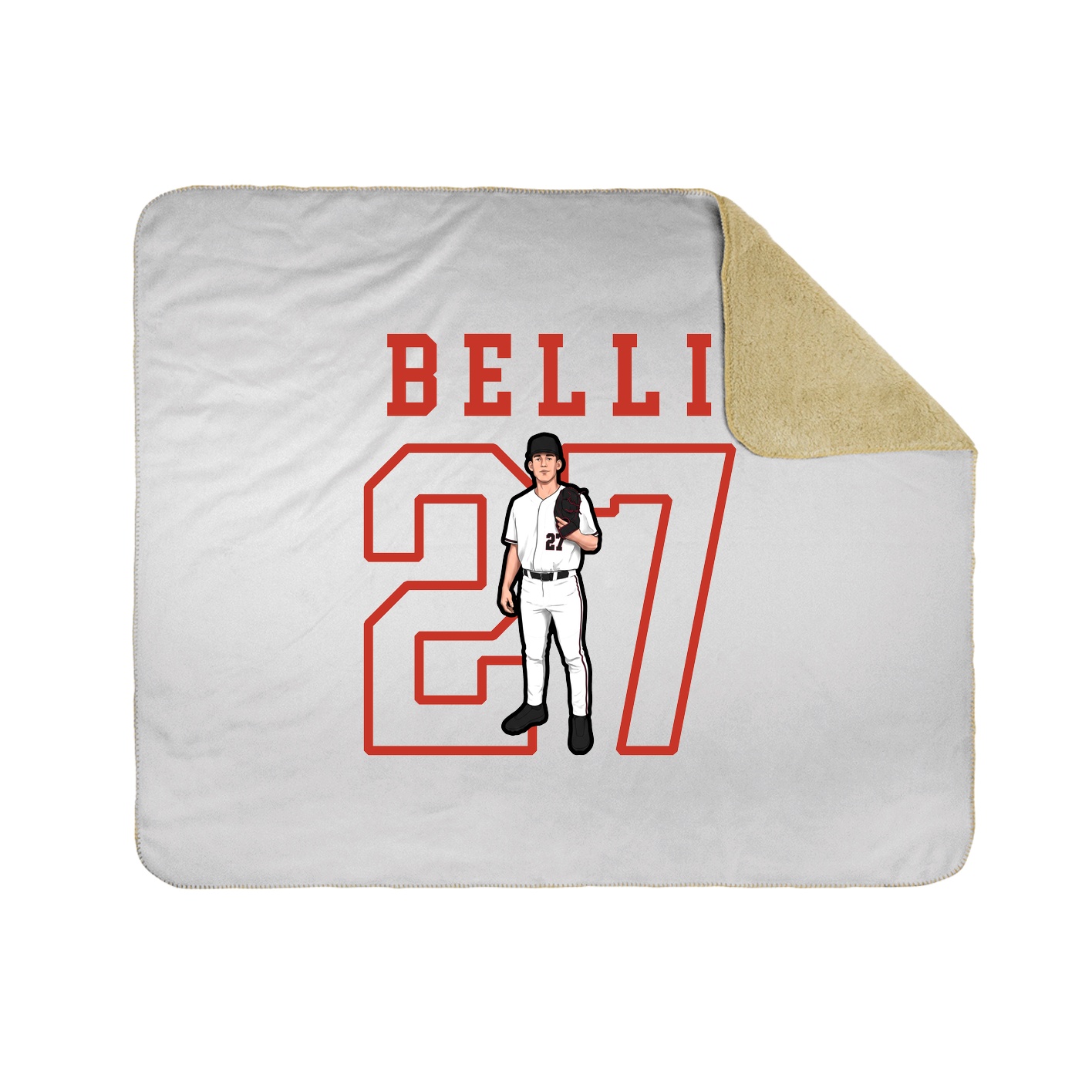 Throw Blanket — Shirsey in White