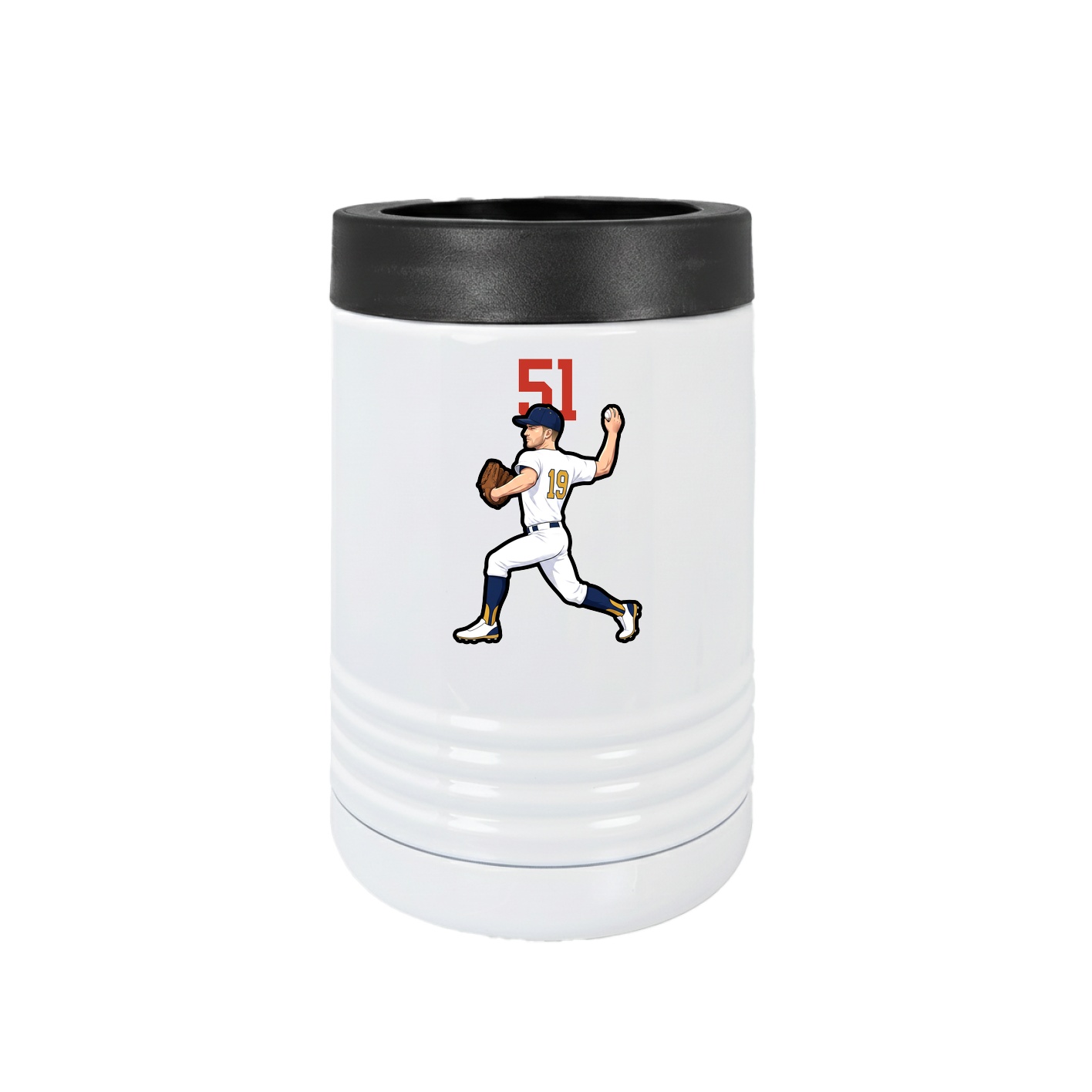 Beverage Holder — Number Top in White