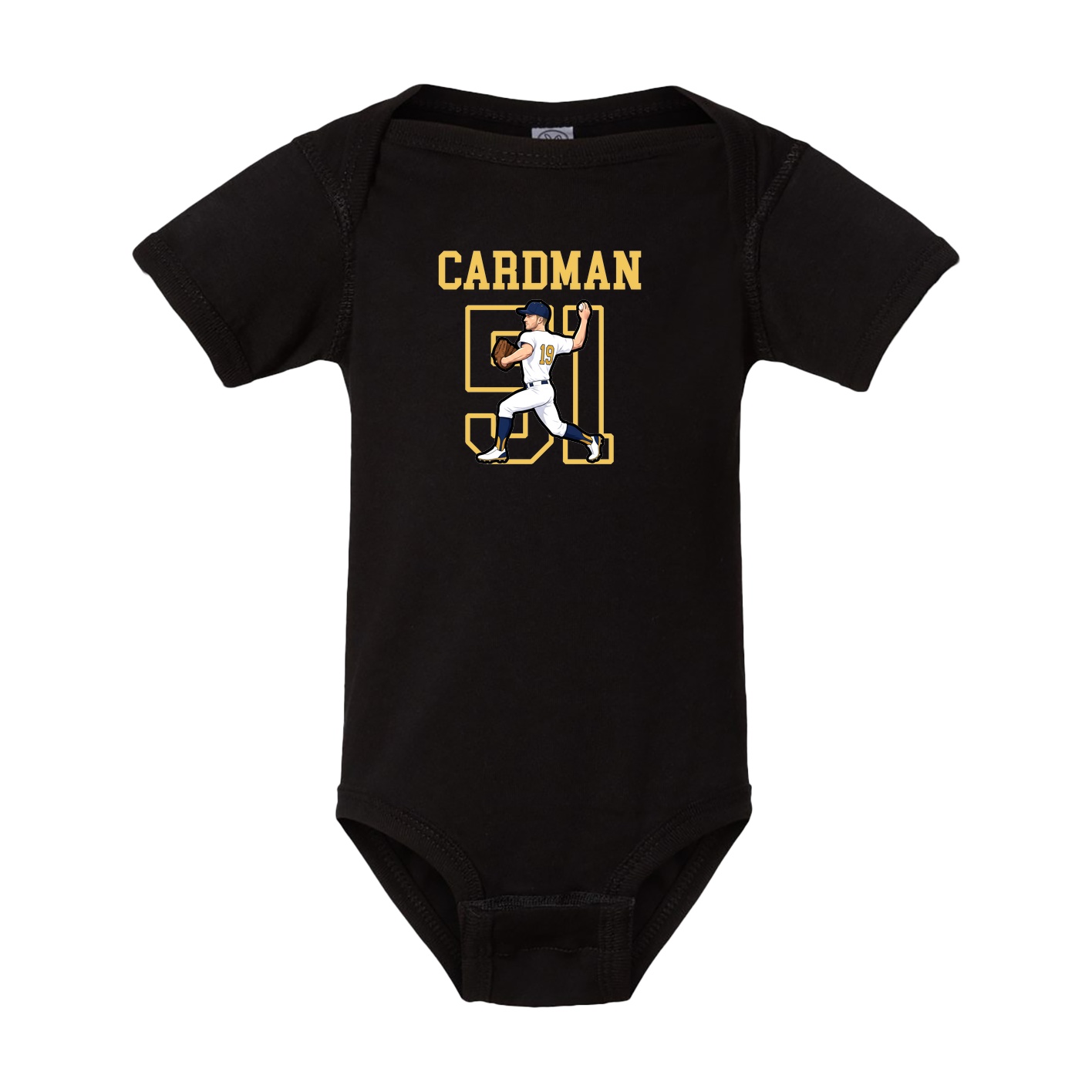 Baby Onesie — Shirsey in Black