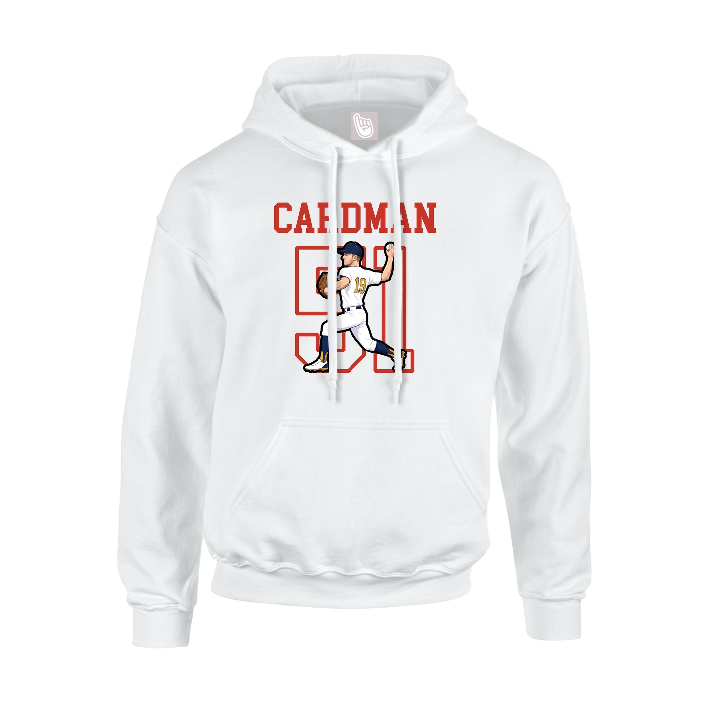 Youth Hoodie — Shirsey in White