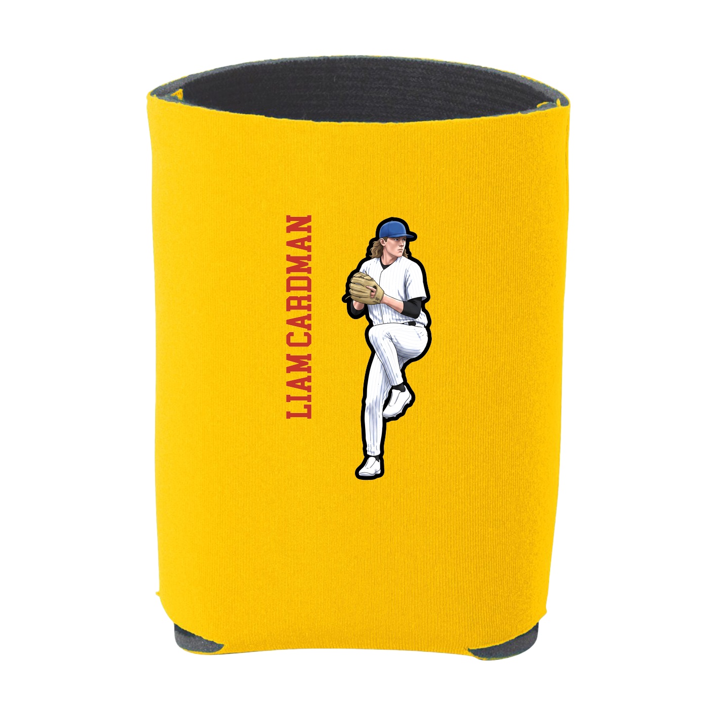 Can Holder — Name Vertical in Yellow