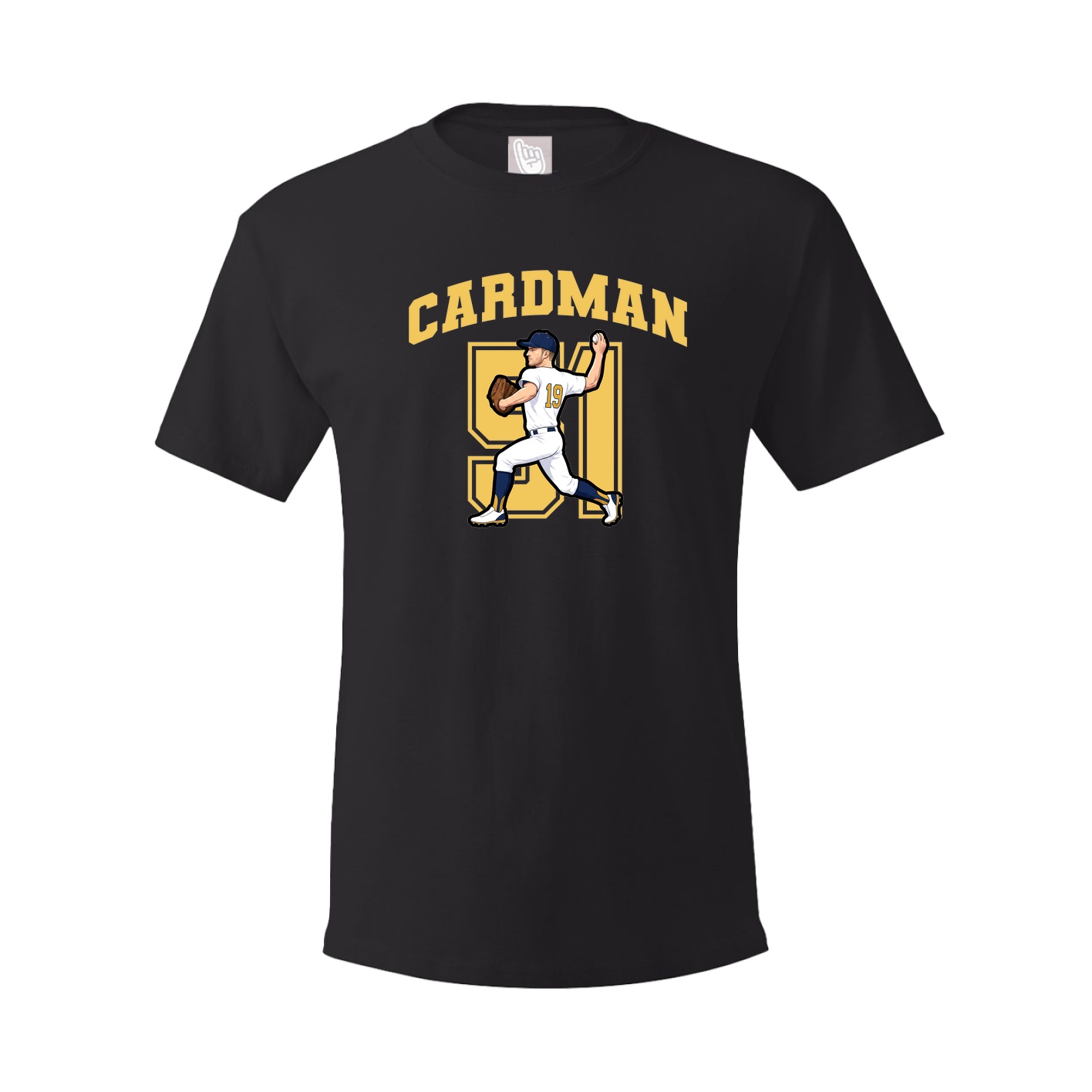 Youth Tee — Number in Black