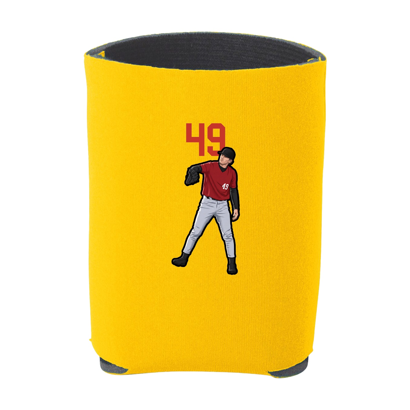 Can Holder — Number Top in Yellow