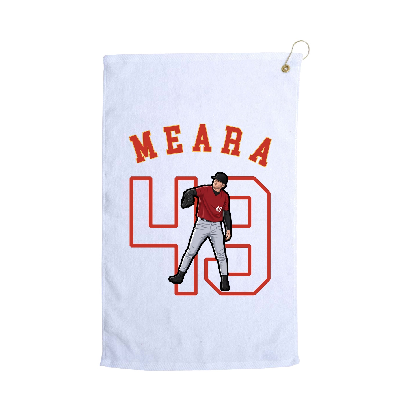 Golf Towel — Shirsey Arch in White