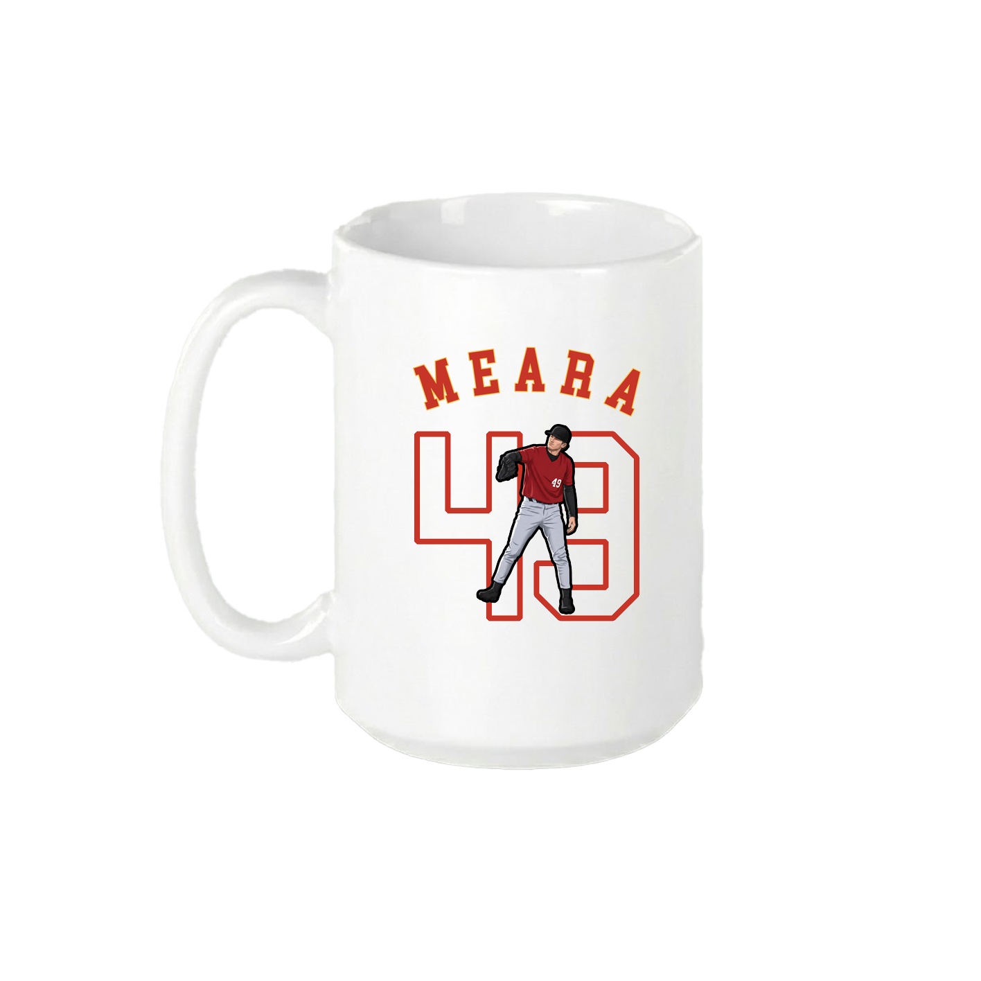 15oz Coffee Mug — Shirsey Arch in White