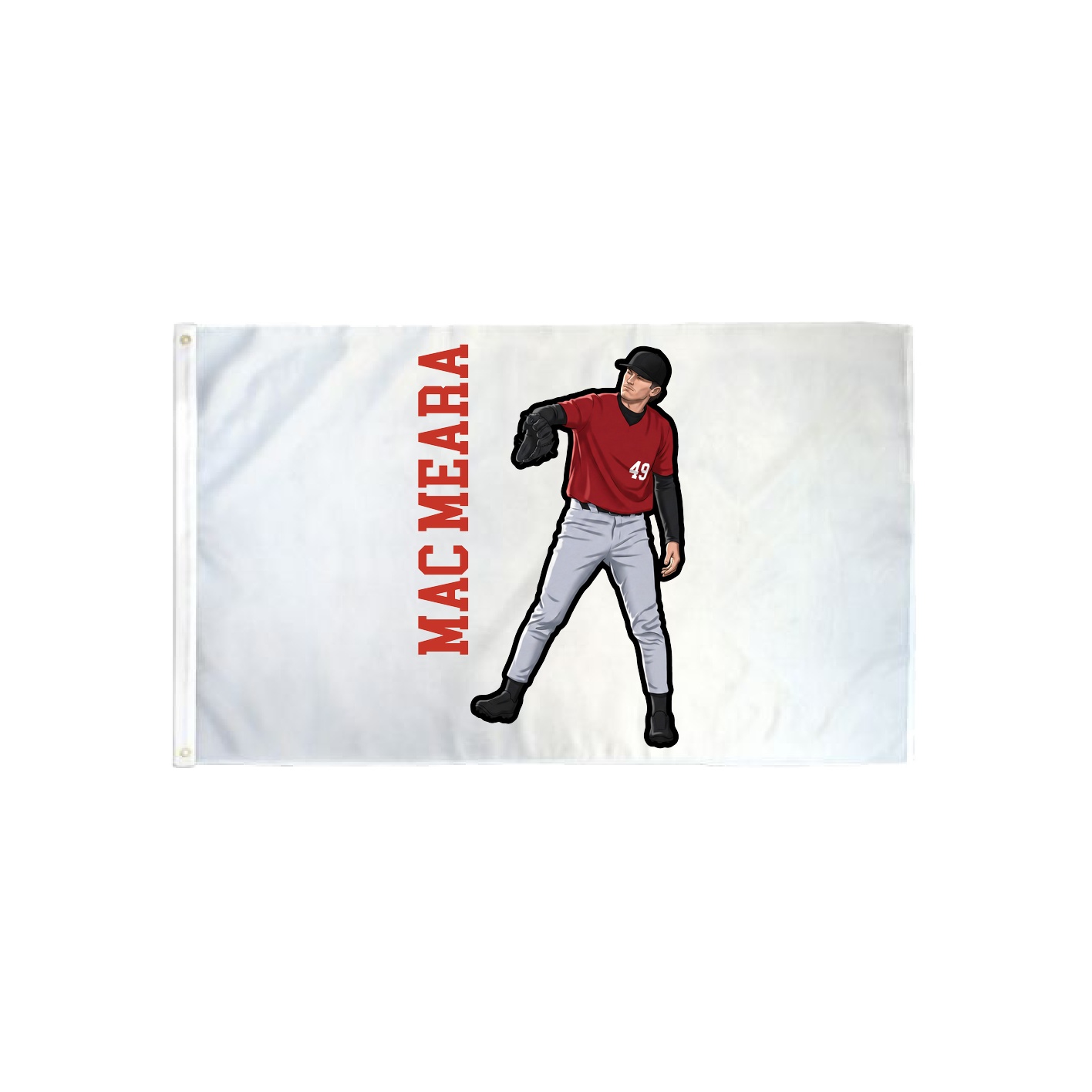 3x5 Flag — Name Vertical in Classic