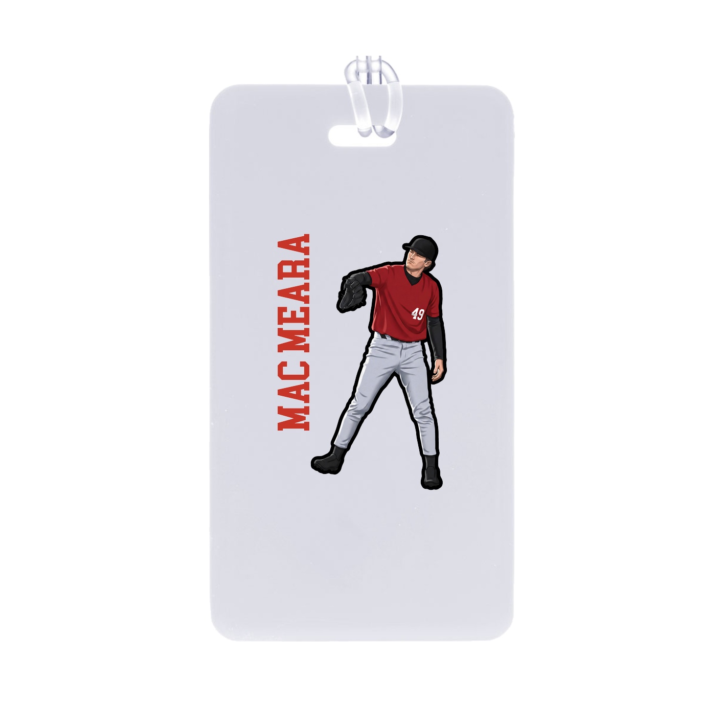 Bag Tag — Name Vertical in Classic