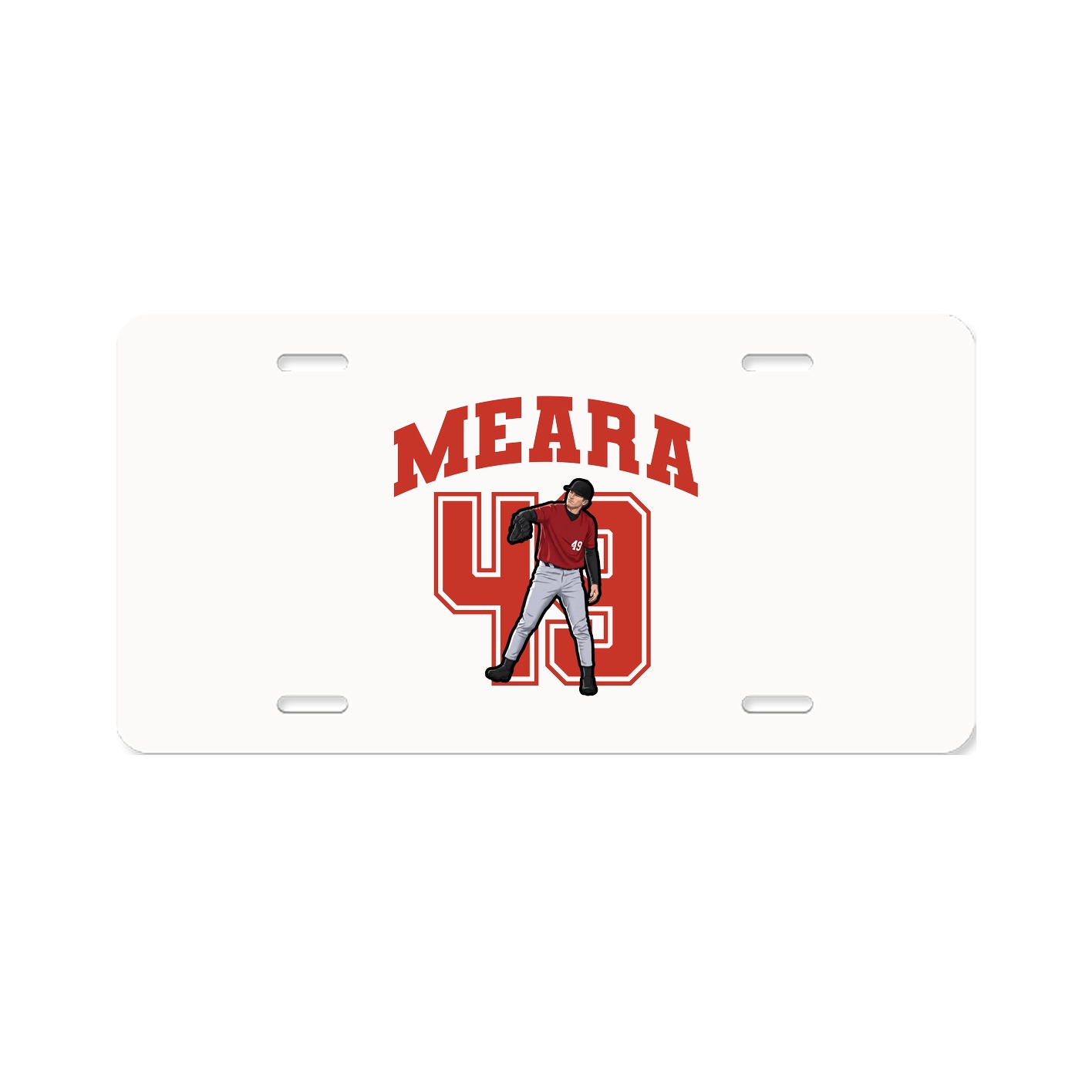 License Plate — Number in Classic