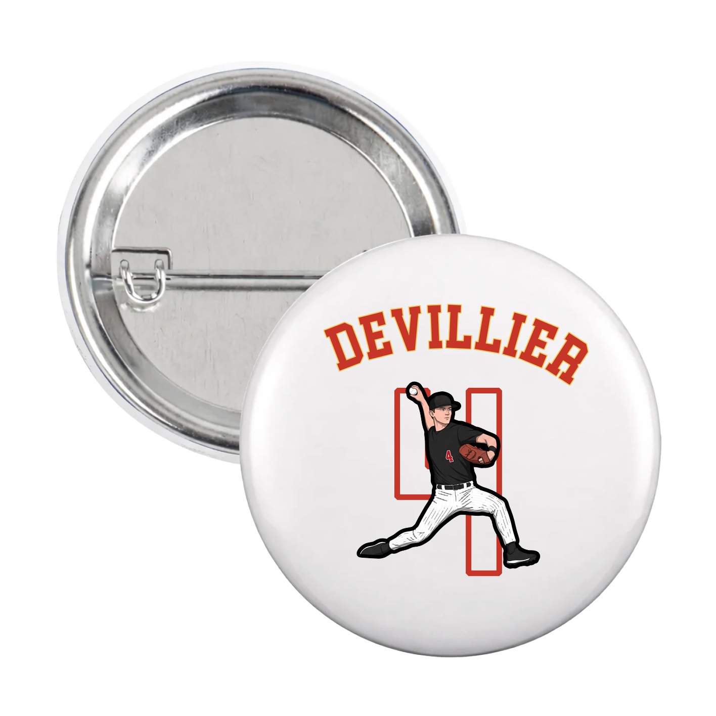 Game Day Button — Shirsey Arch in White