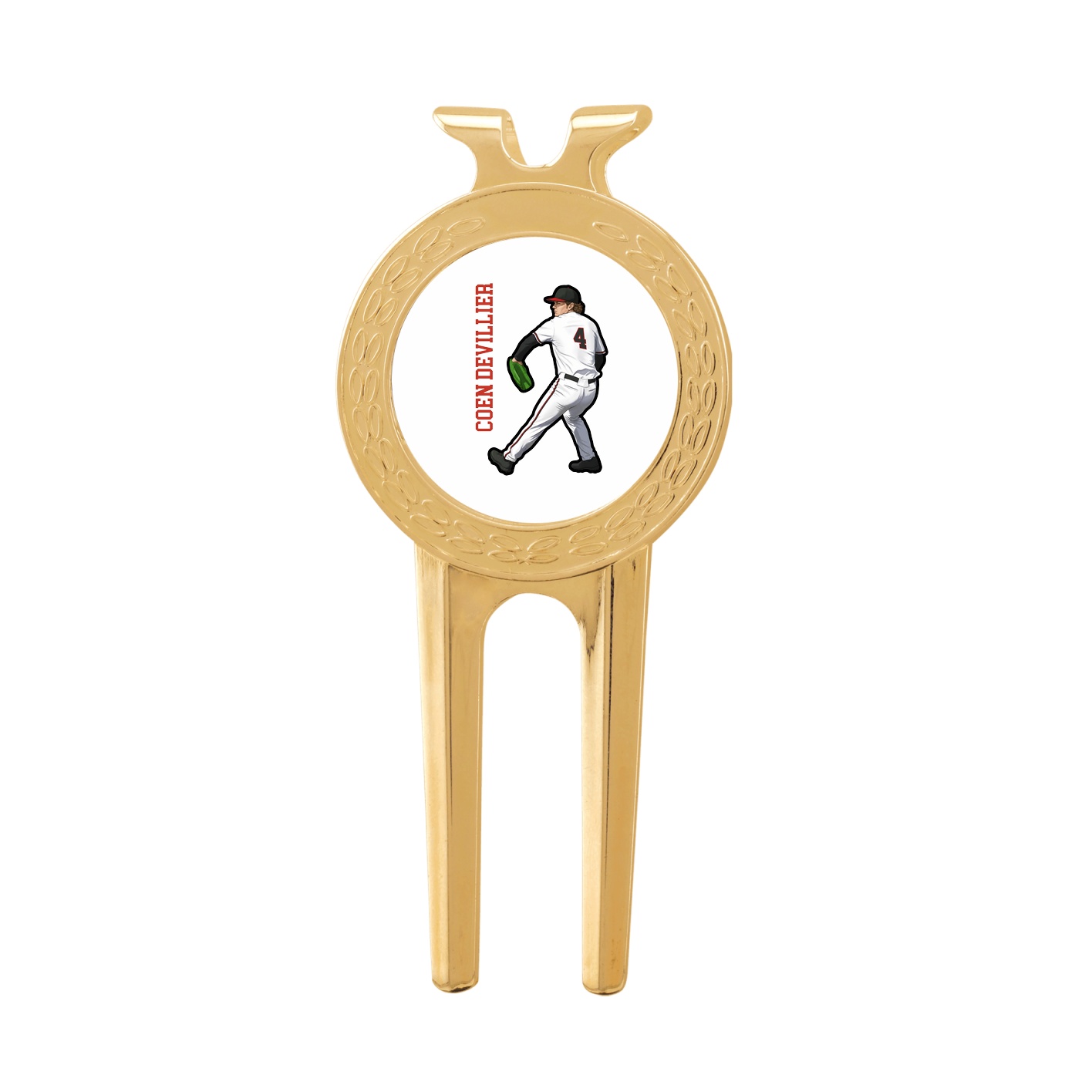 Divot Tool with Ball Marker — Name Vertical in Classic