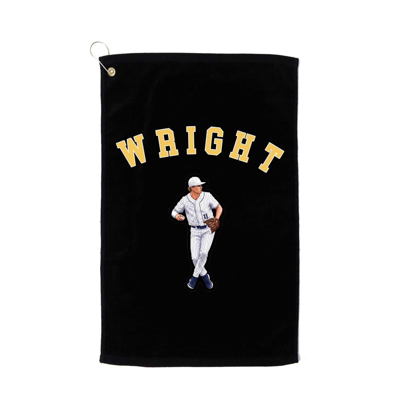 Golf Towel — Shirsey Arch in Black