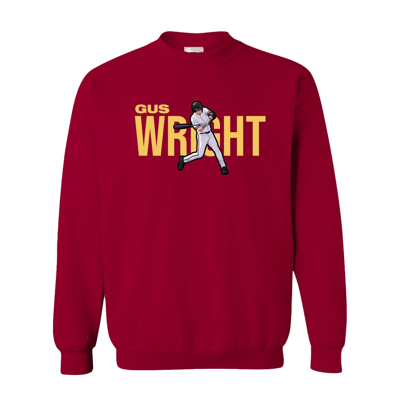 Fleece Crew — Player Name in Cardinal