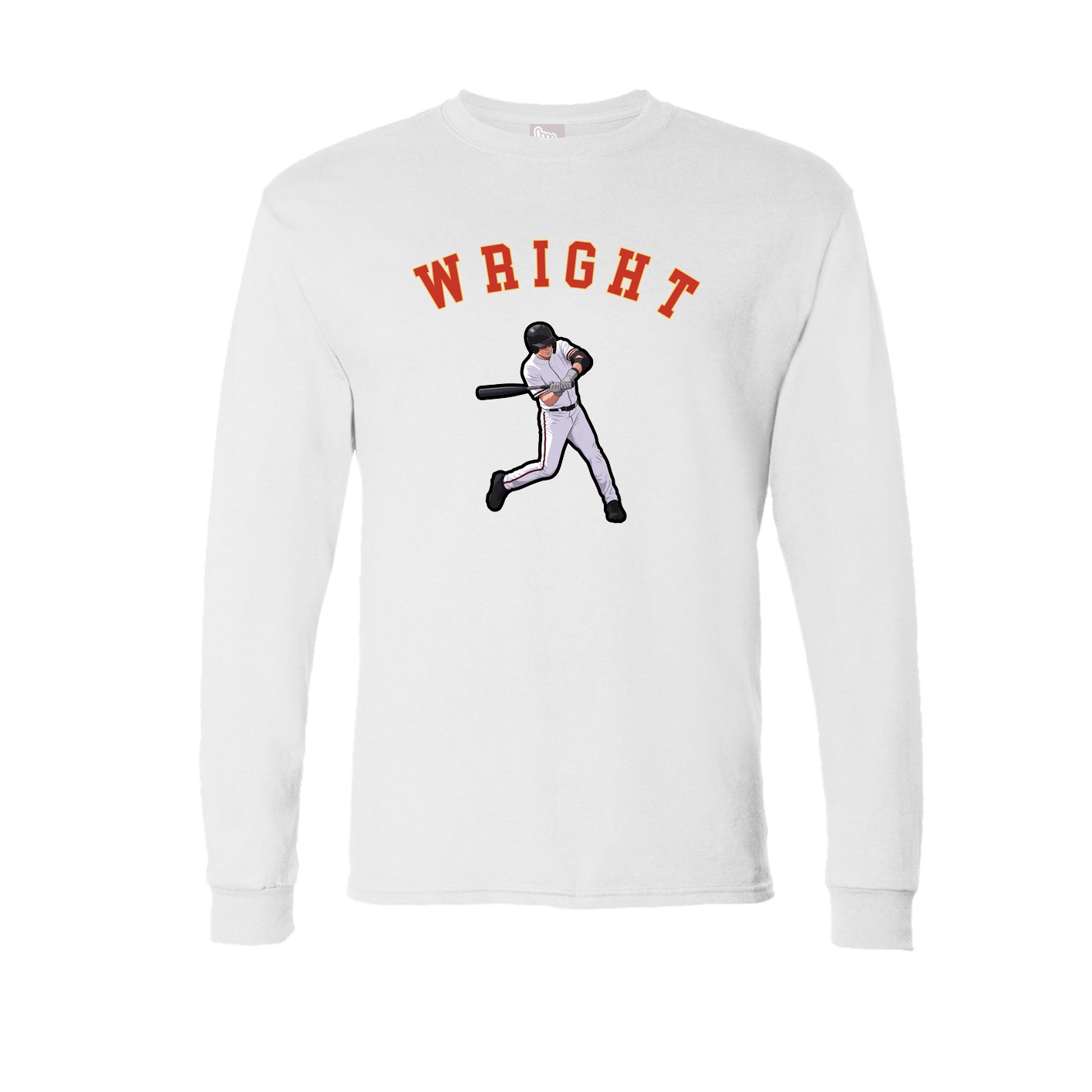 Long Sleeve Tee — Shirsey Arch in White