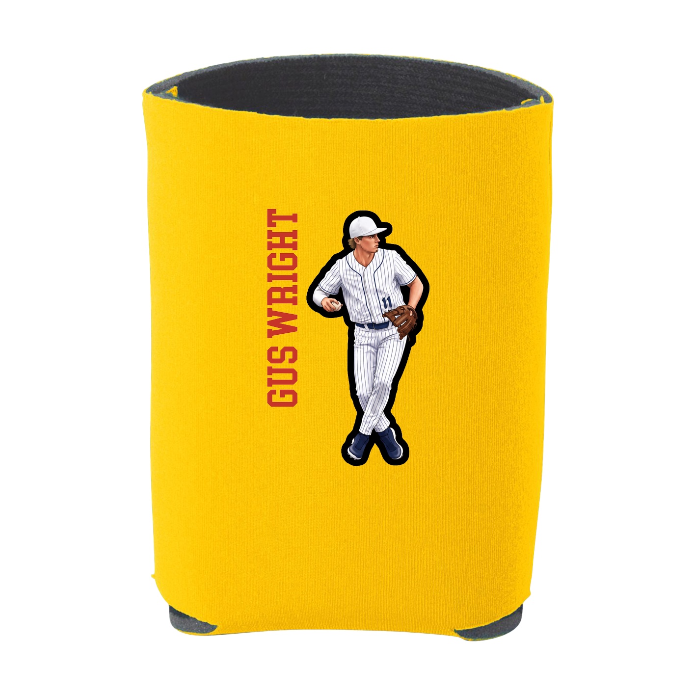 Can Holder — Name Vertical in Yellow