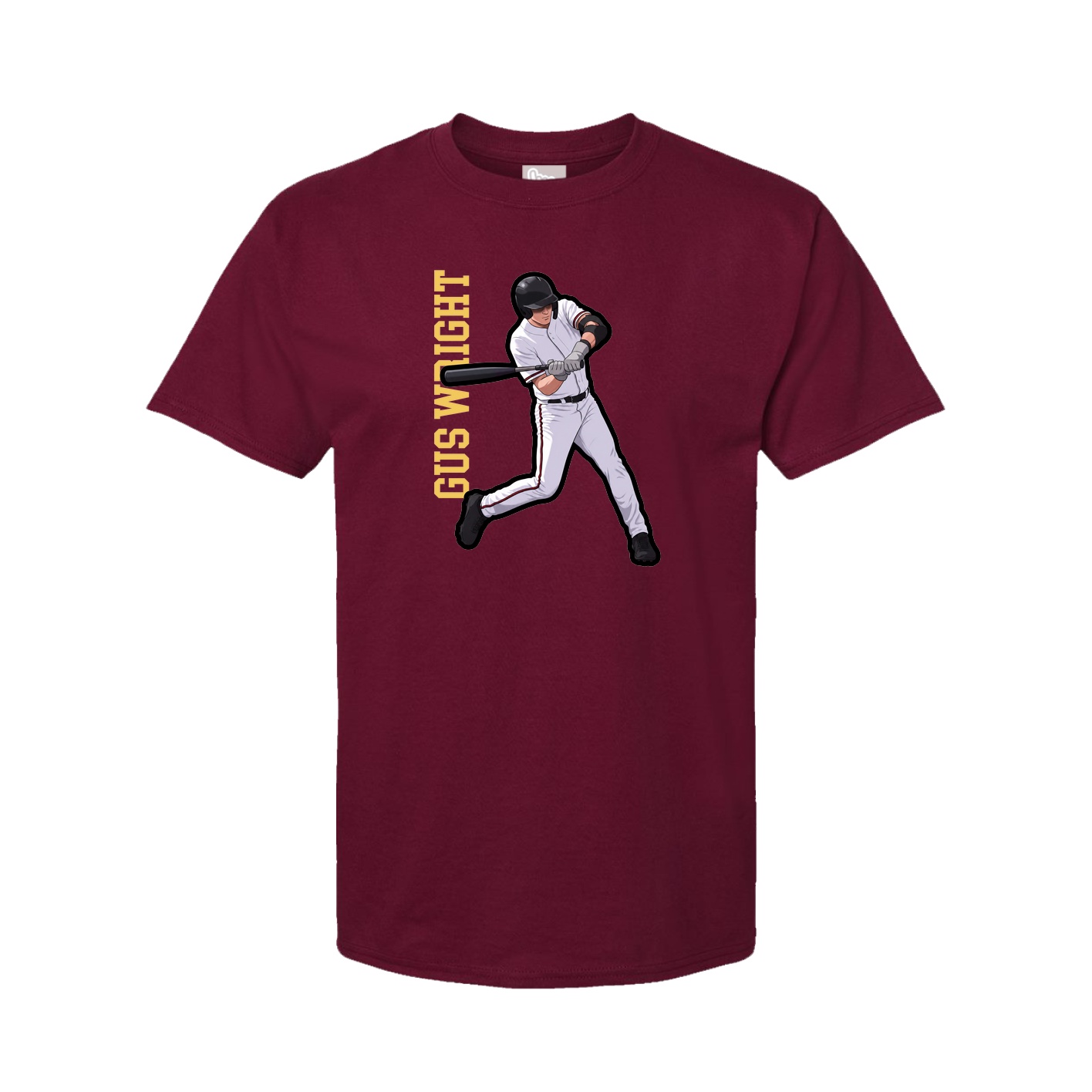 Tee — Name Vertical in Cardinal