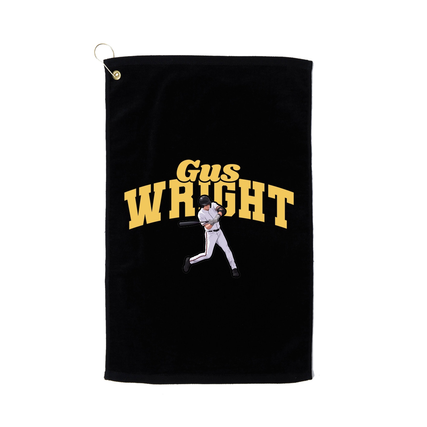 Golf Towel — Signature Arch in Black