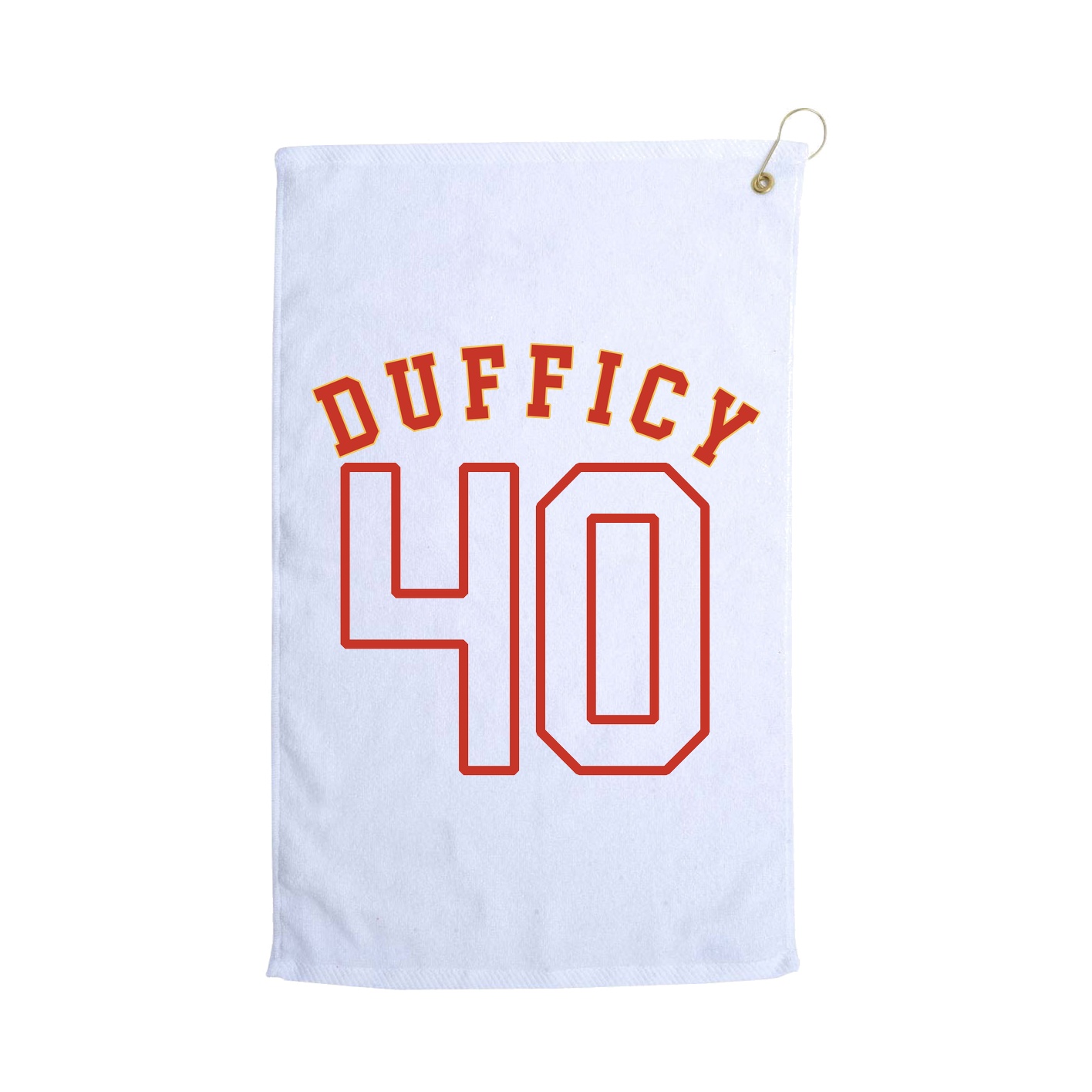 Golf Towel — Shirsey Arch in White