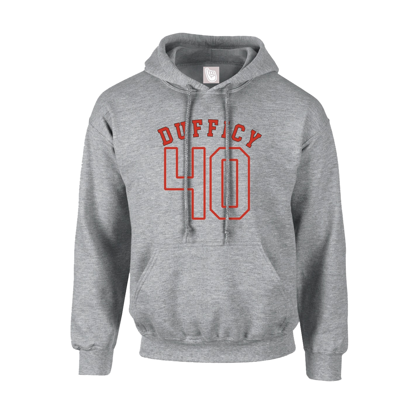 Youth Hoodie — Shirsey Arch in Grey