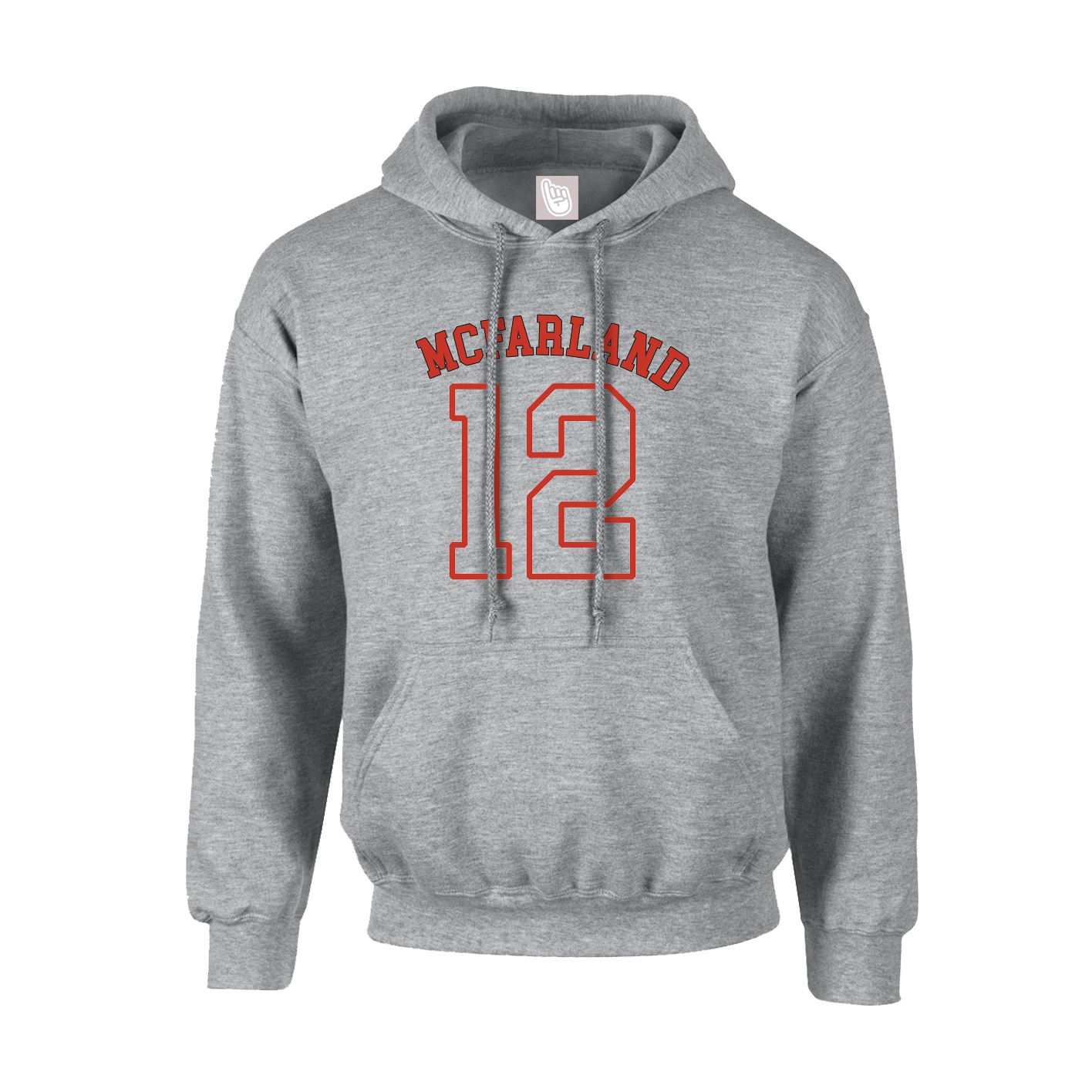 Youth Hoodie — Shirsey Arch in Grey