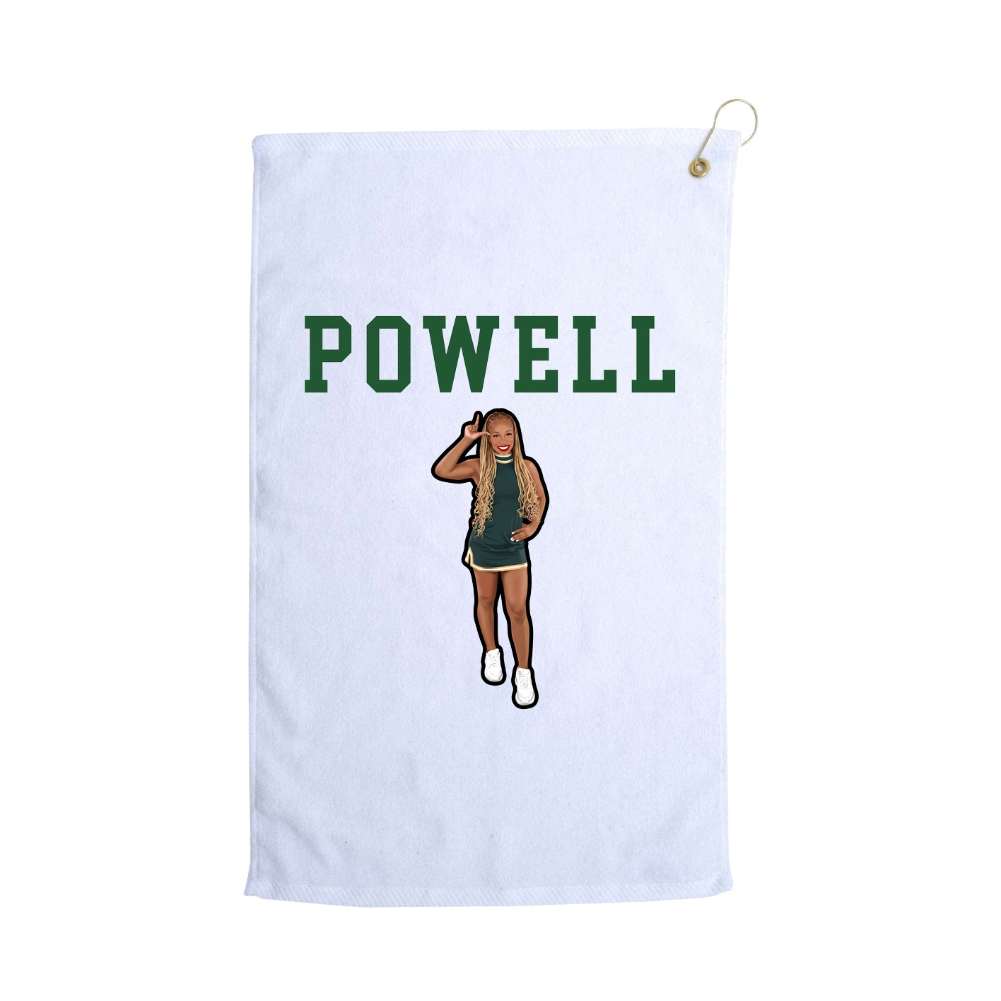 Golf Towel — Shirsey in White