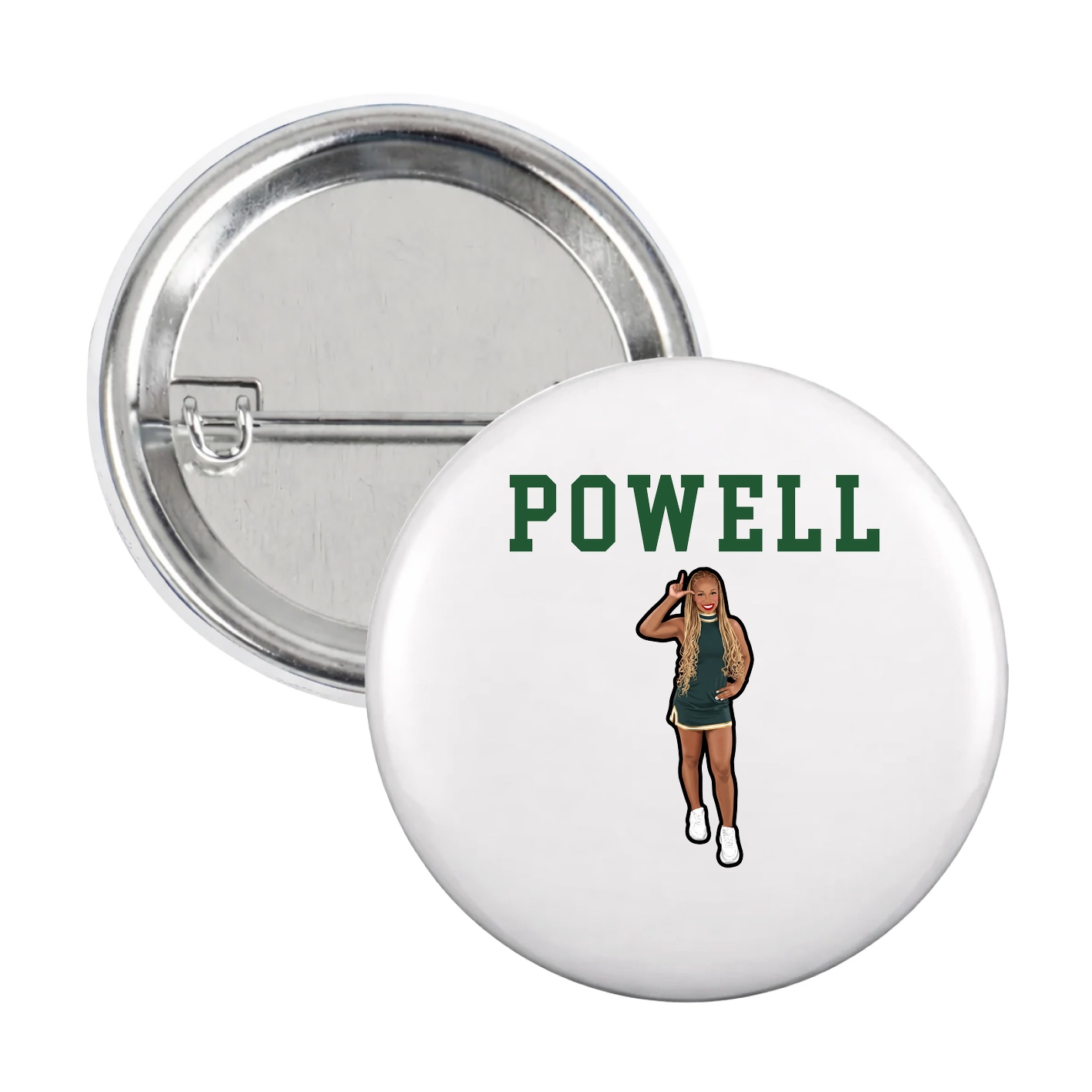 Game Day Button — Shirsey in White