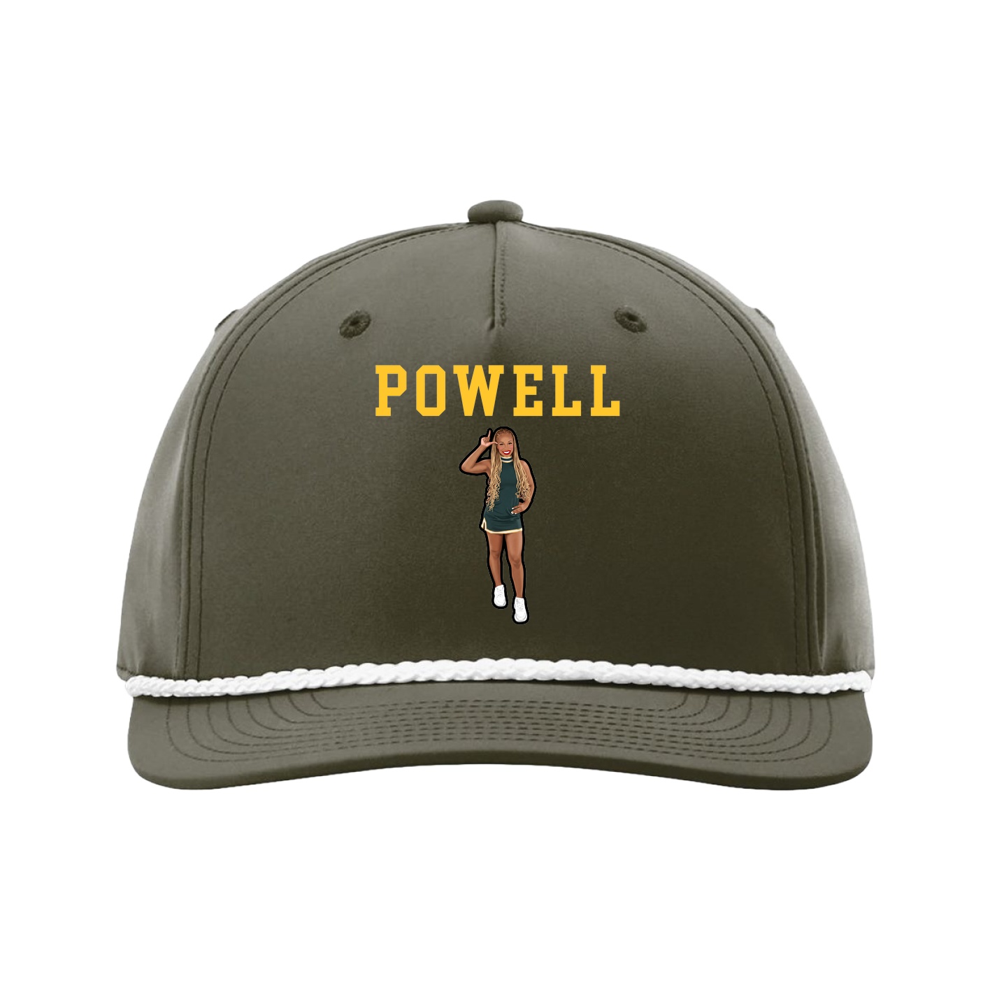 Five-Panel Classic Rope Cap — Shirsey in Green
