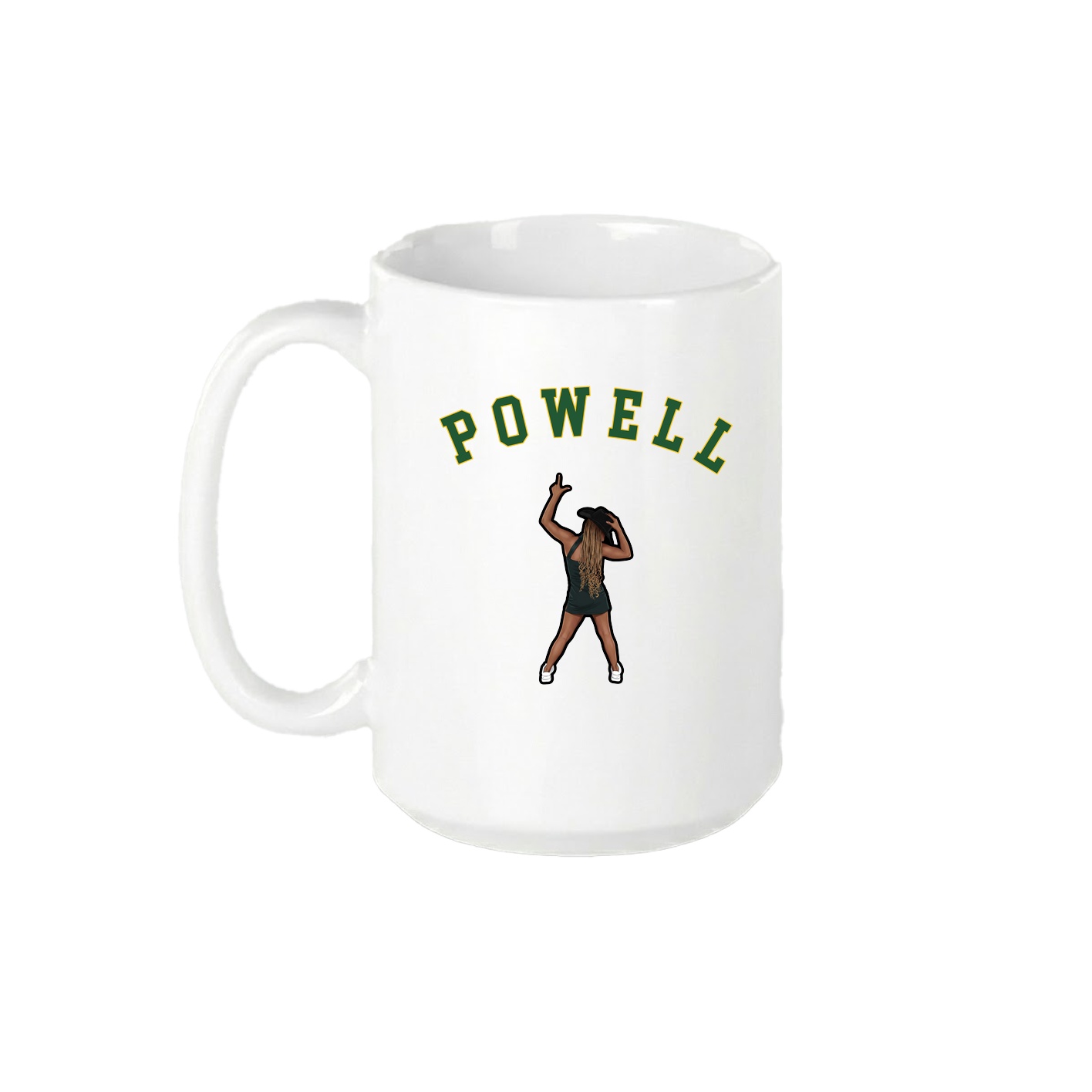 15oz Coffee Mug — Shirsey Arch in White