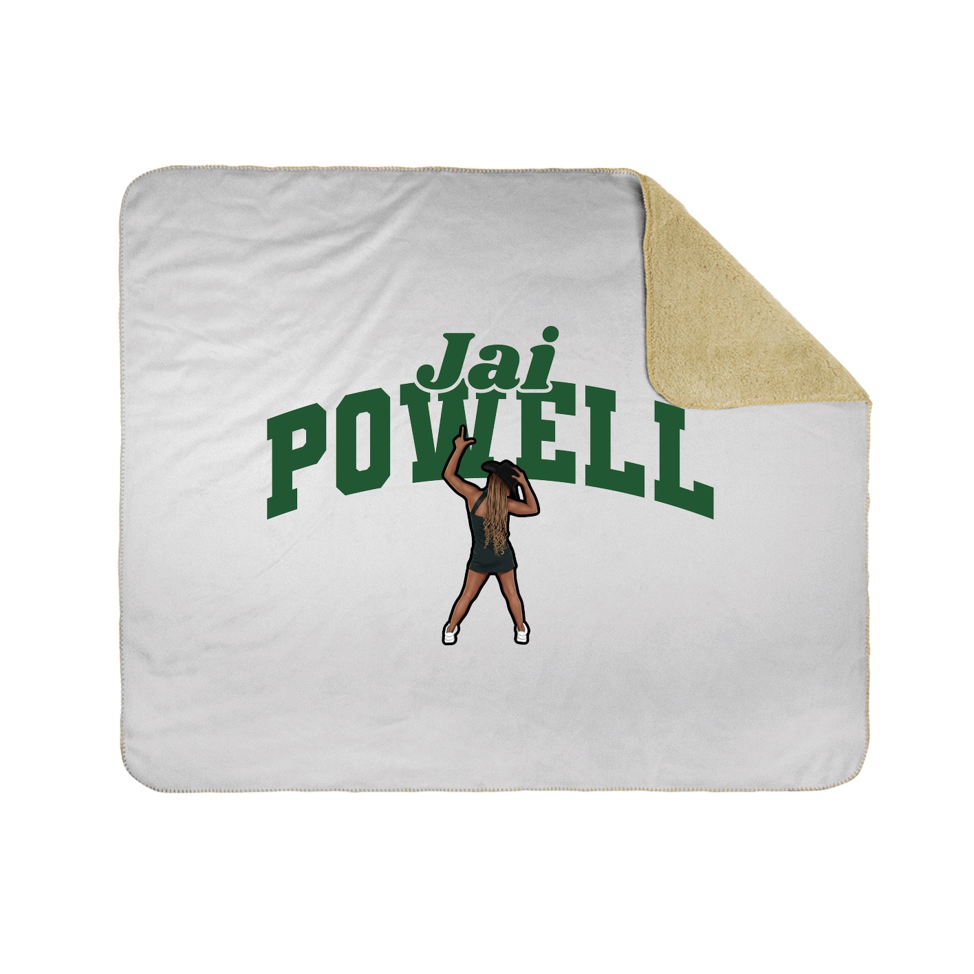 Throw Blanket — Signature Arch in White