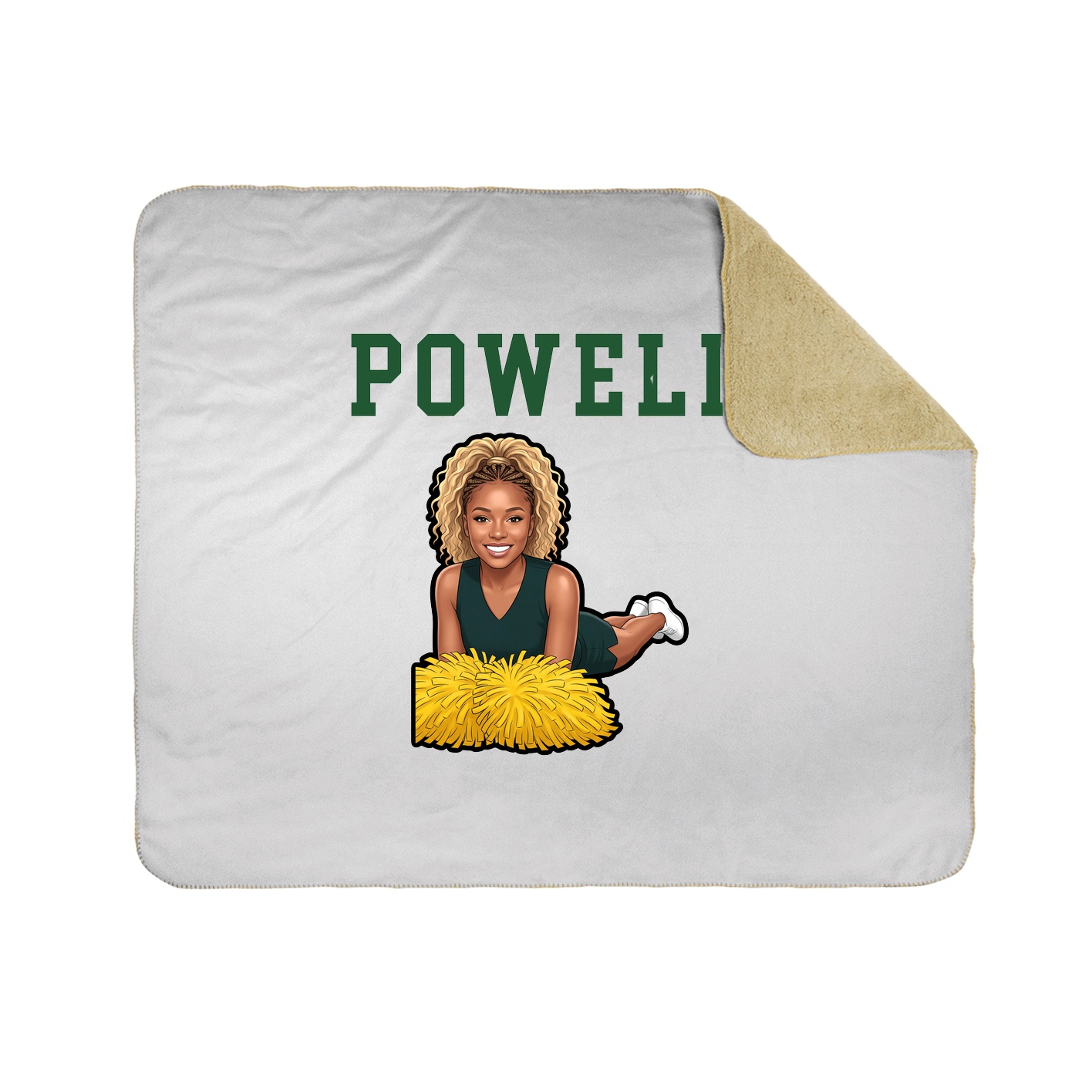 Throw Blanket — Shirsey in White
