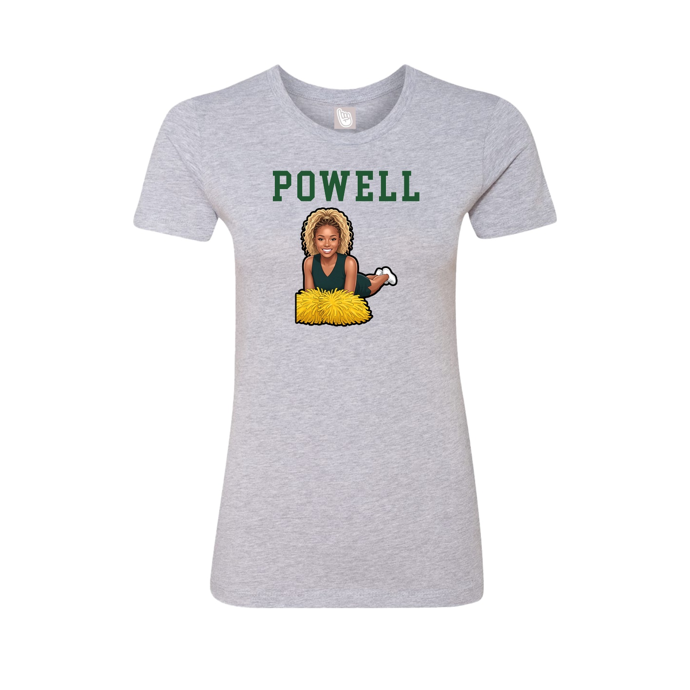 Fitted Women's Tee — Shirsey in Grey