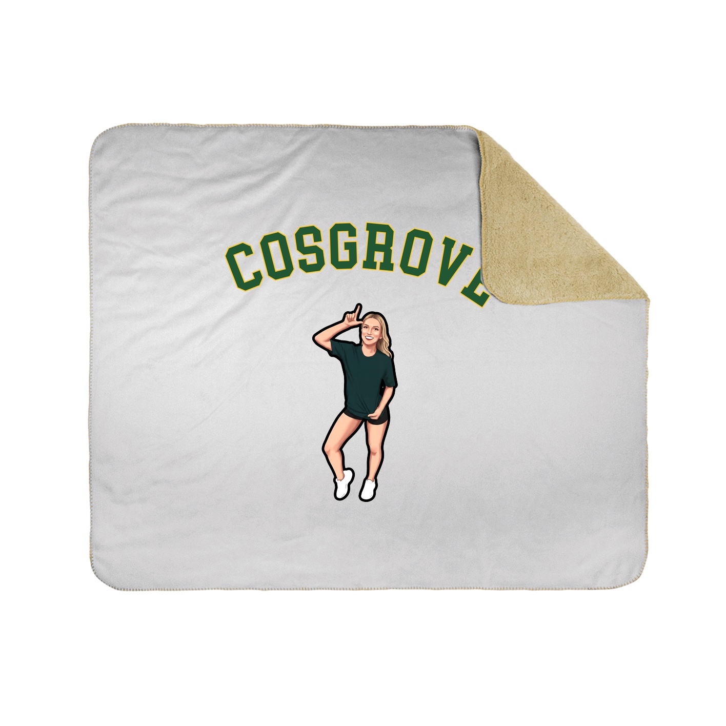 Throw Blanket — Shirsey Arch in White