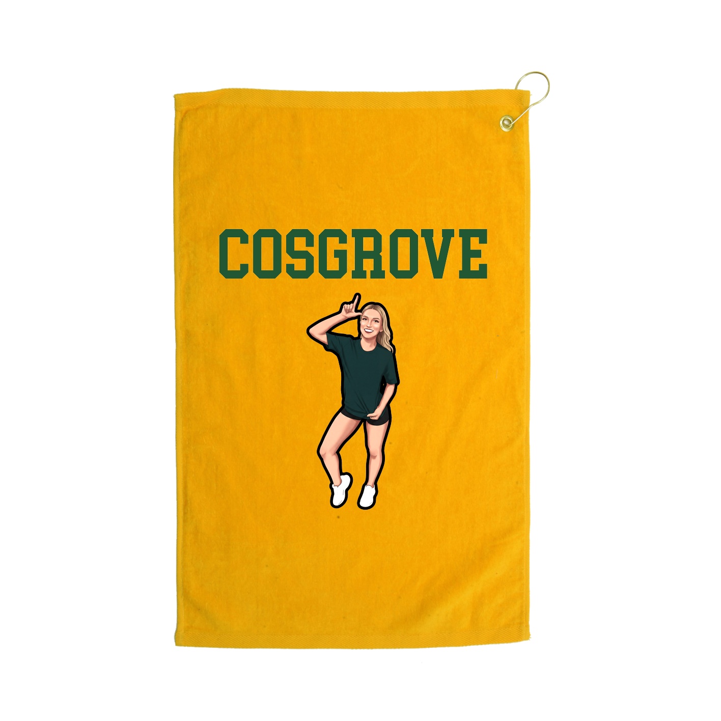 Golf Towel — Shirsey in Gold